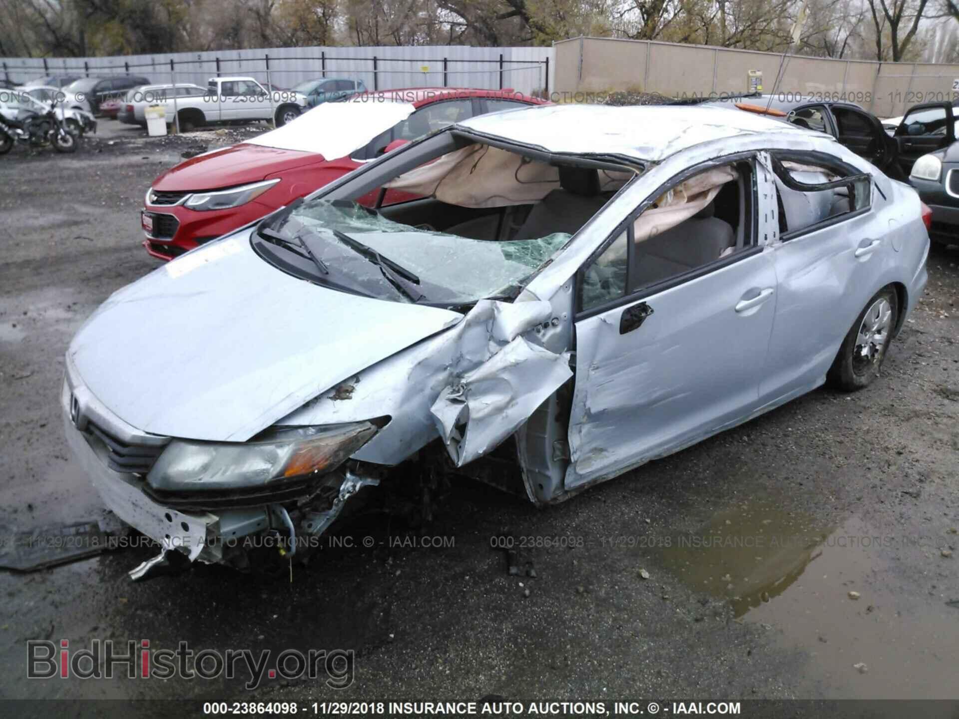2012 HONDA CIVIC - VIN: 2HGFB2F51CH535147 - Photo 2