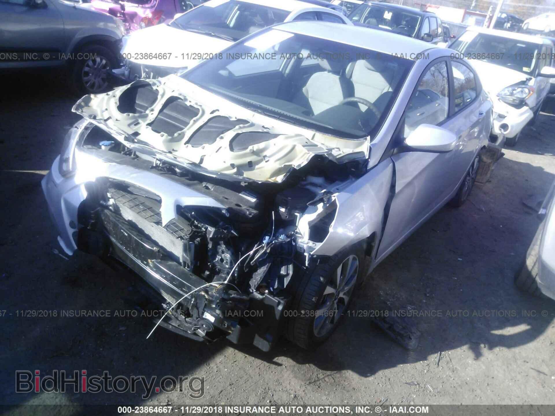 2017 HYUNDAI ACCENT - VIN: KMHCT4AE3HU255005 - Фото 2
