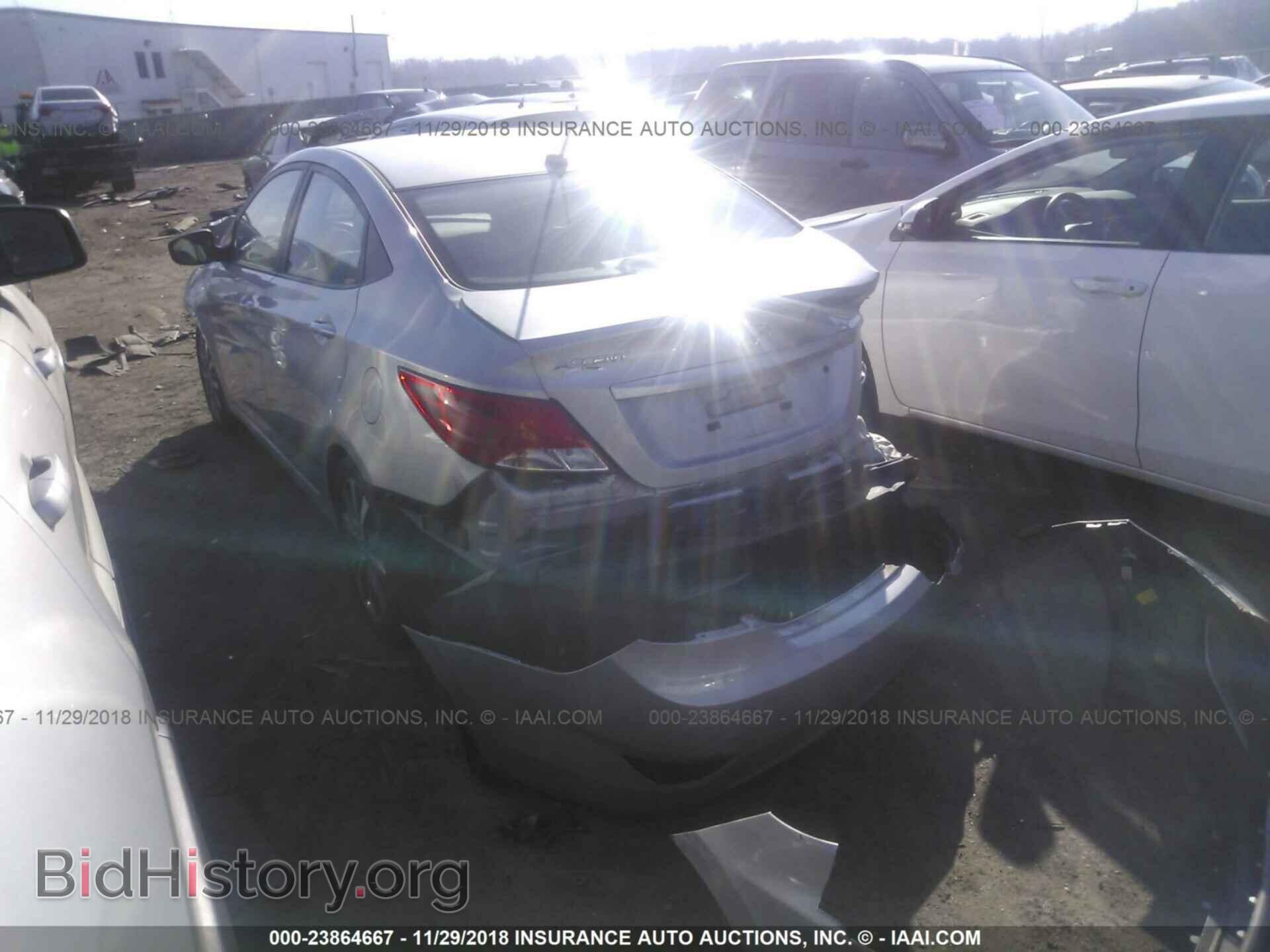 2017 HYUNDAI ACCENT - VIN: KMHCT4AE3HU255005 - Фото 3