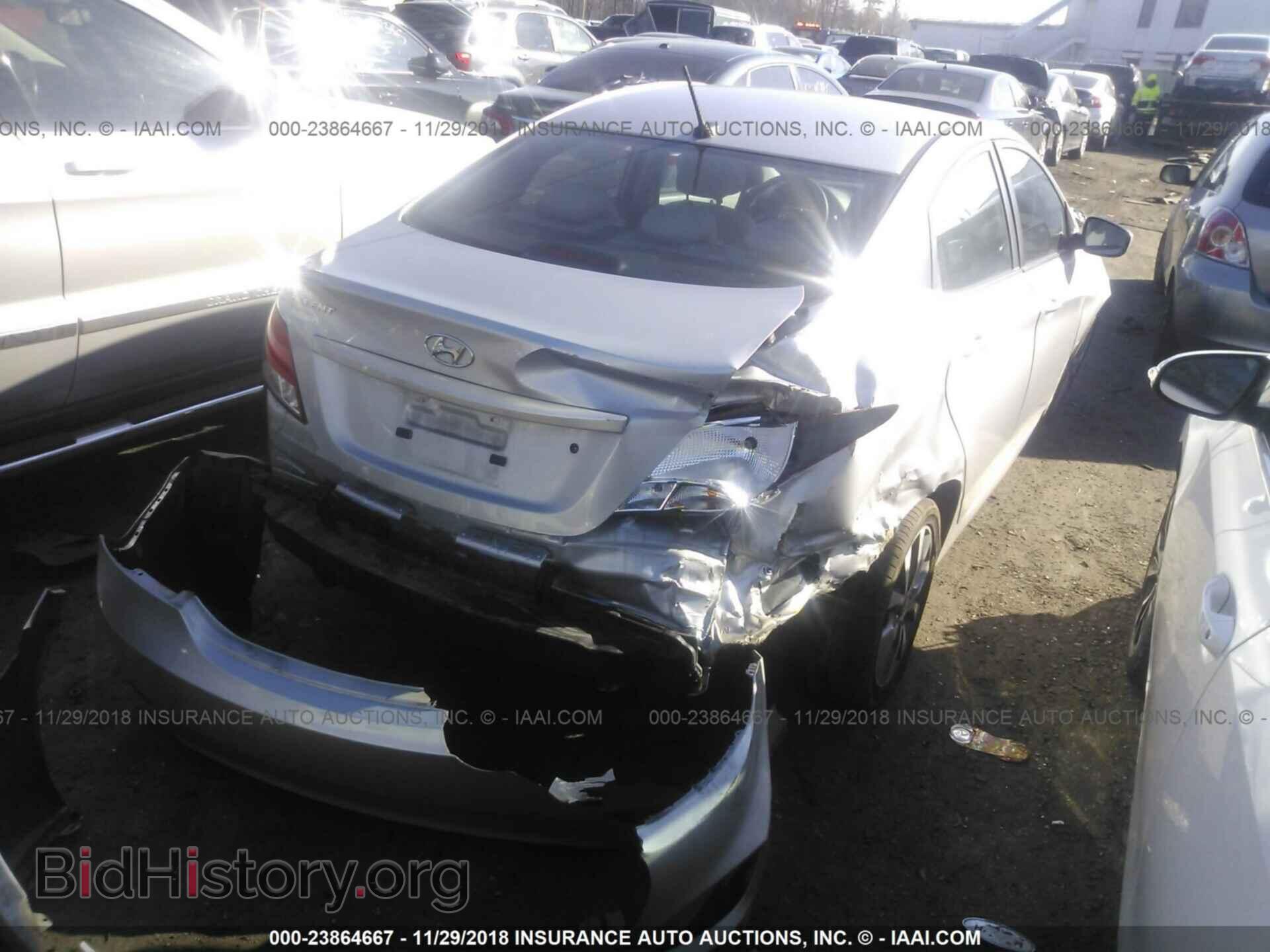 2017 HYUNDAI ACCENT - VIN: KMHCT4AE3HU255005 - Фото 4
