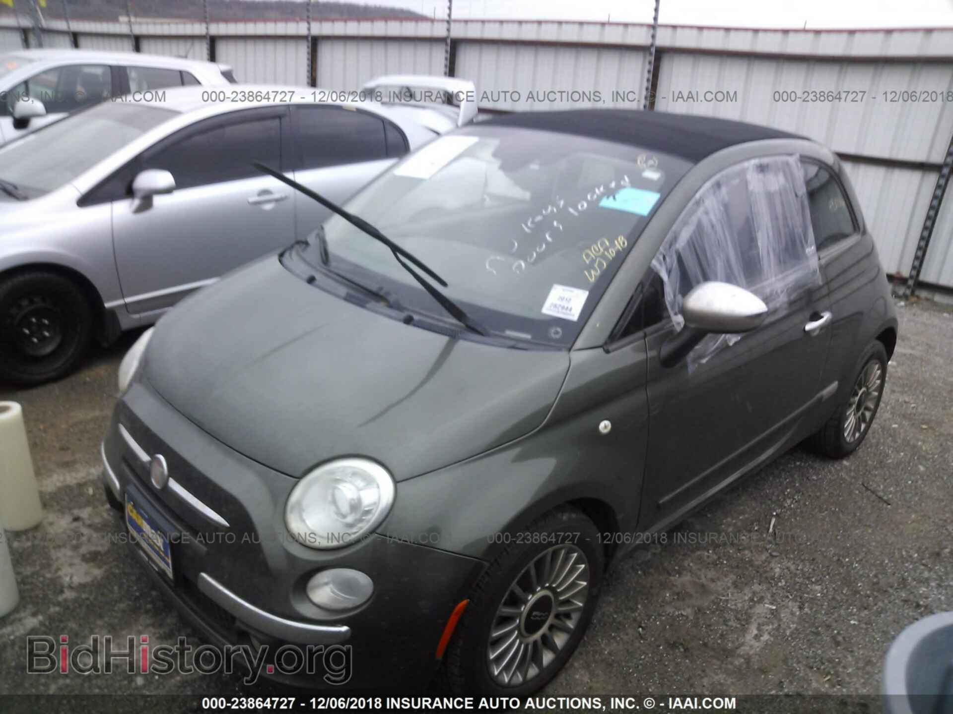 2012 FIAT 500 - VIN: 3C3CFFER5CT164880 - Фото 2