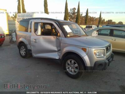 2006 Honda ELEMENT EX, silver — VIN 5J6YH18776L006740, IAAI