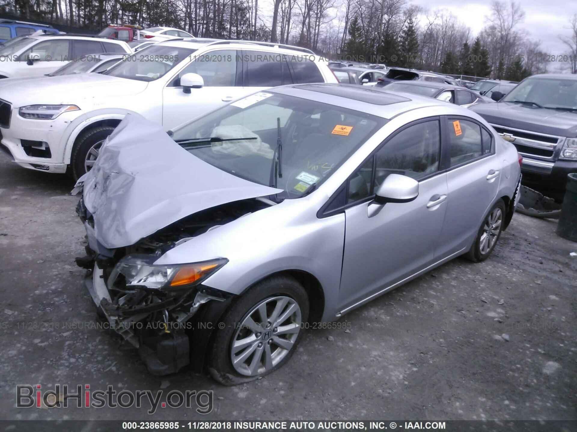 2012 Honda Civic - VIN: 2HGFB2F81CH320748 - Photo 2