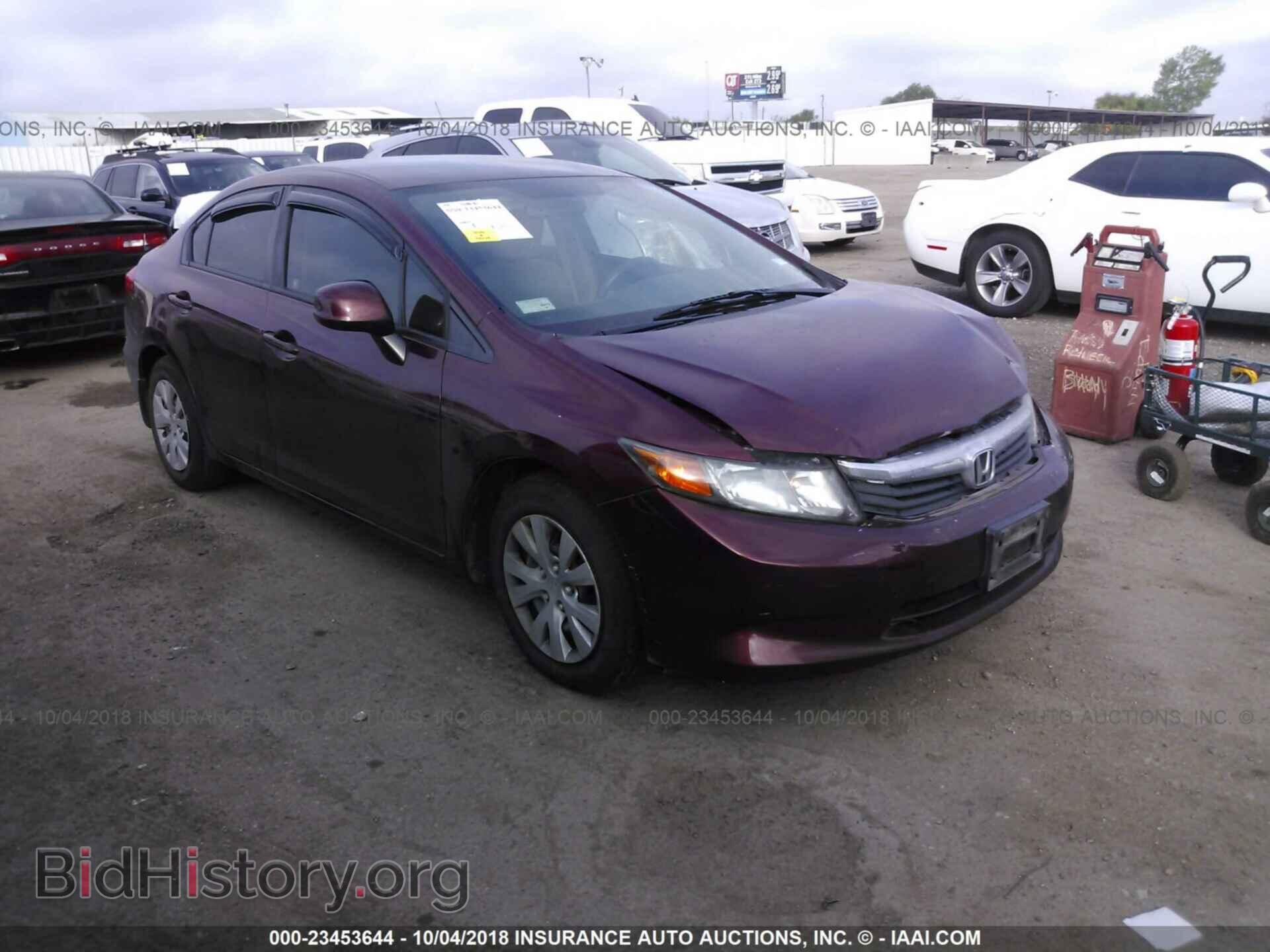 Фотография 2HGFB2F5XCH608788 - HONDA CIVIC 2012