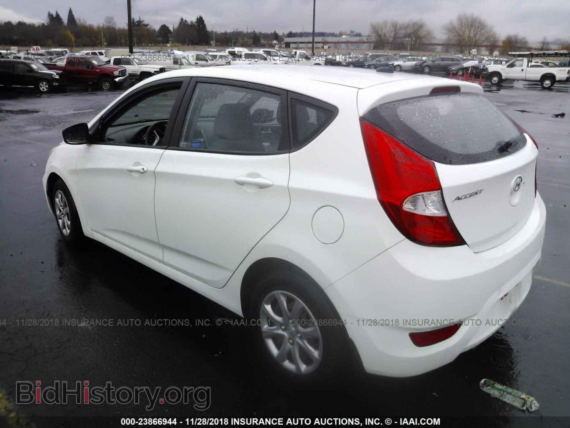 2013 HYUNDAI ACCENT - VIN: KMHCT5AE1DU129466 - Фото 3