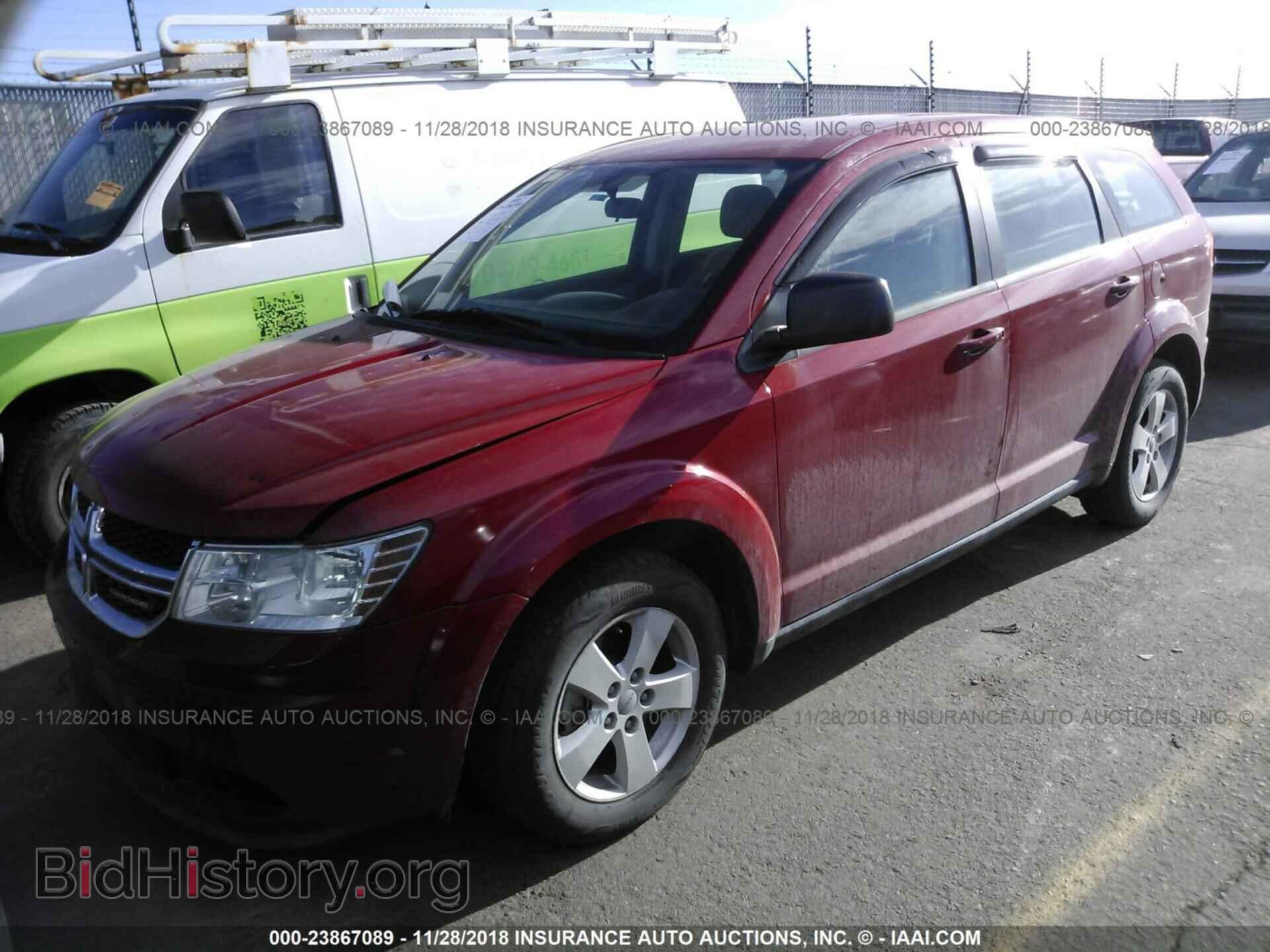 2013 DODGE JOURNEY - VIN: 3C4PDCAB7DT532696 - Фото 2