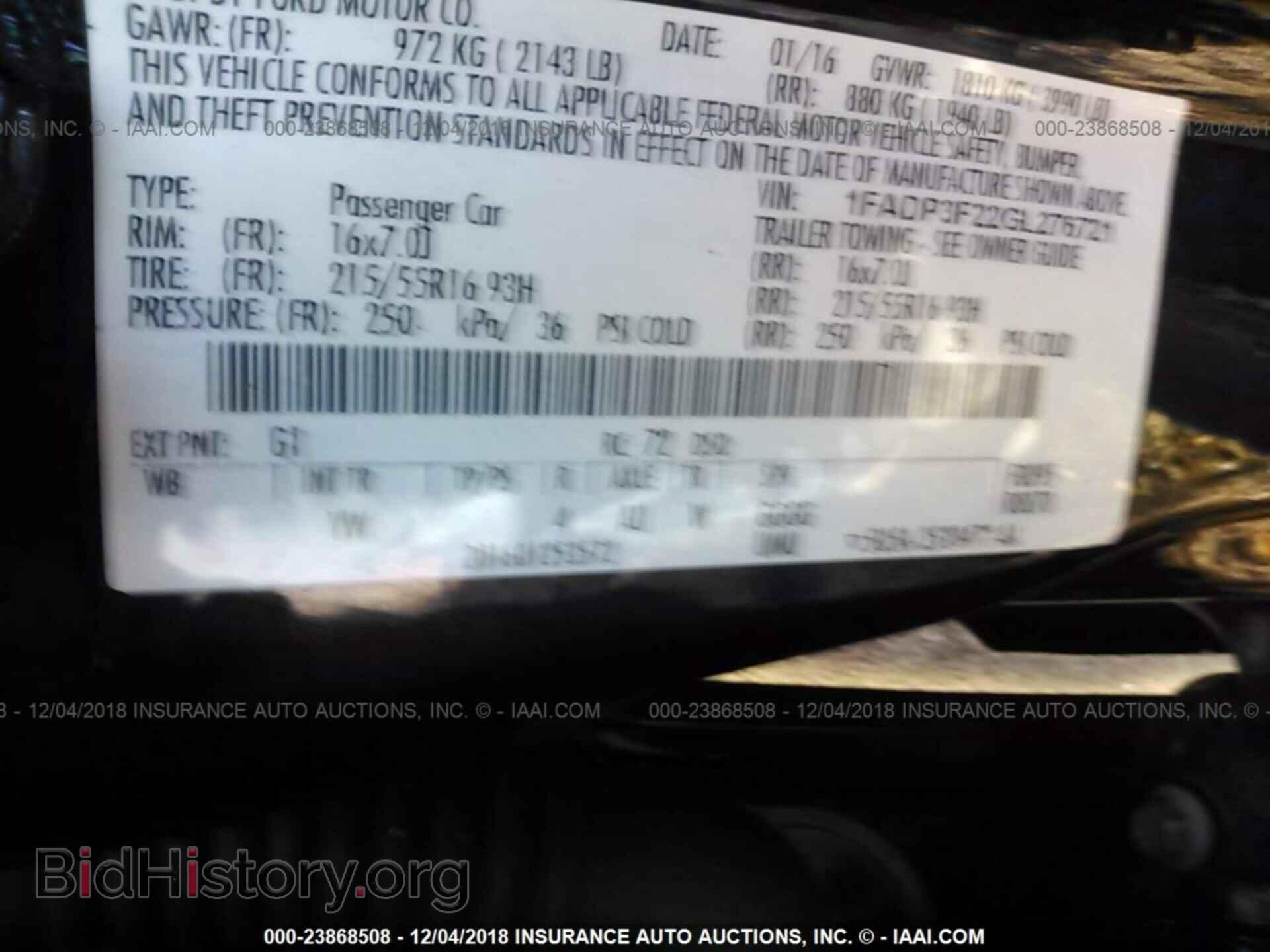 2016 FORD FOCUS - VIN: 1FADP3F22GL276721 - Photo 9