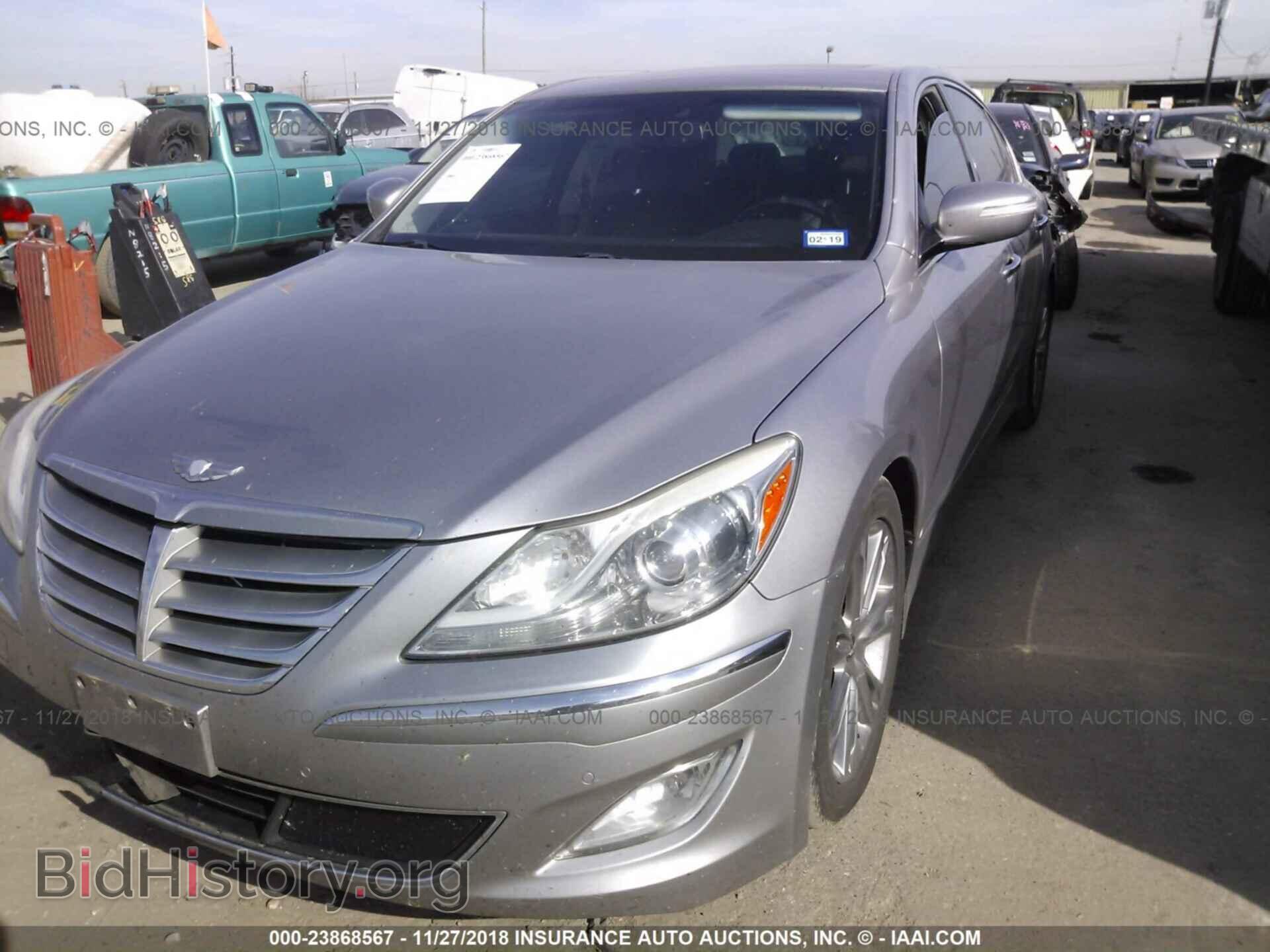 2012 HYUNDAI GENESIS - VIN: KMHGC4DD0CU211847 - Фото 2