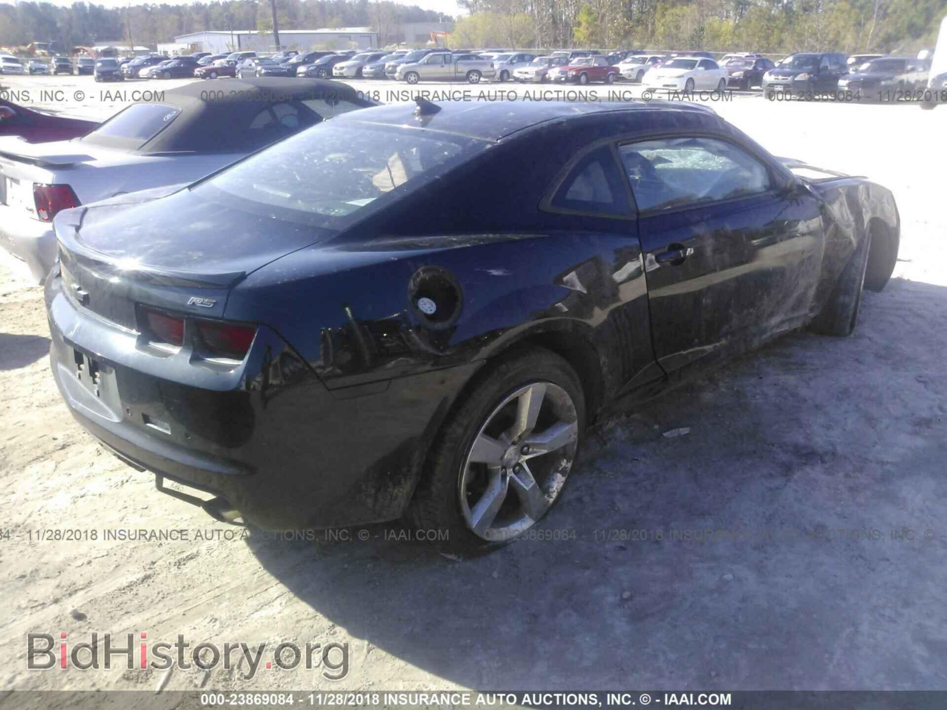 2013 CHEVROLET CAMARO - VIN: 2G1FB1E37D9202285 - Фото 4