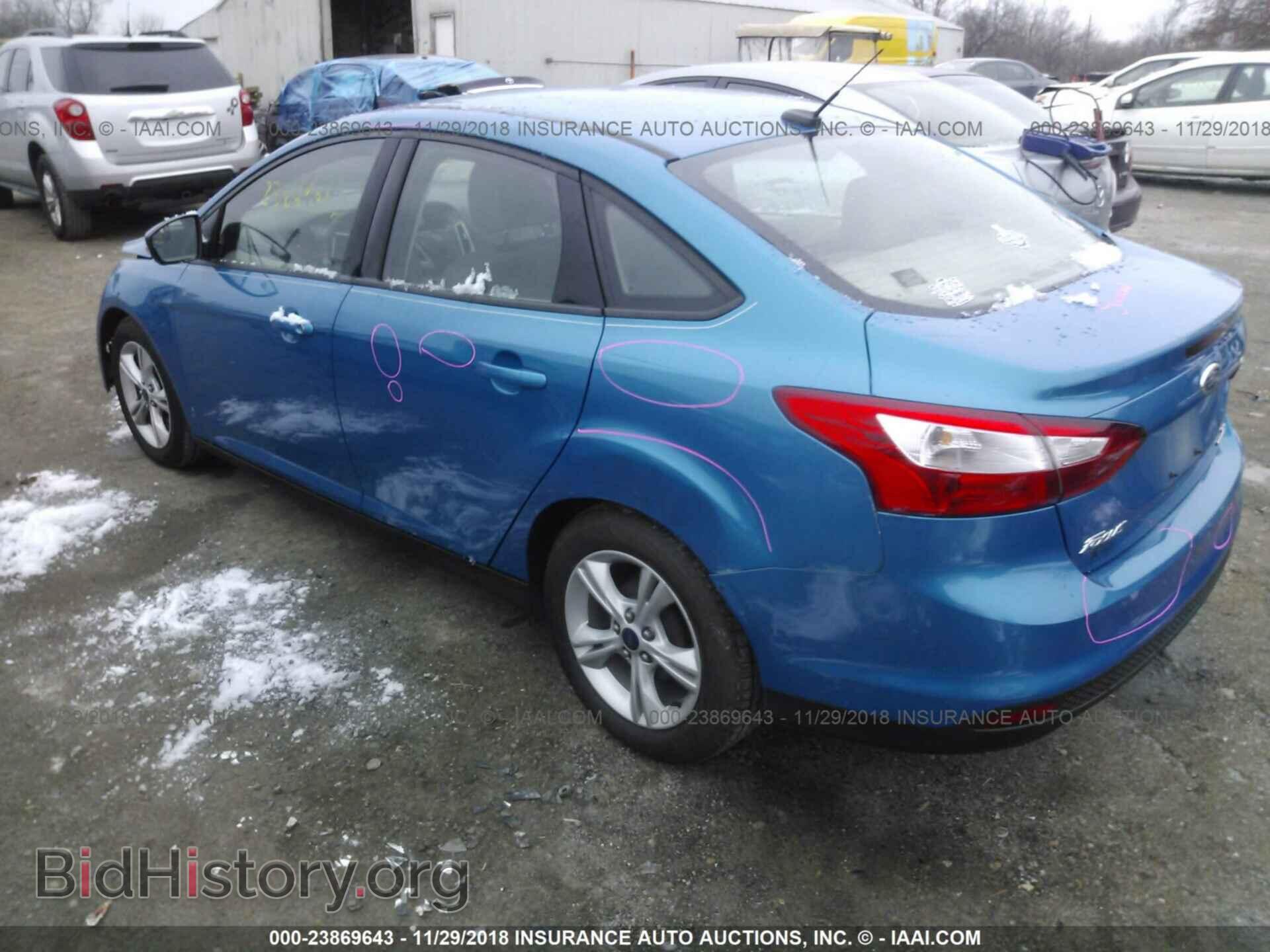 2014 FORD FOCUS - VIN: 1FADP3F28EL426117 - Фото 3