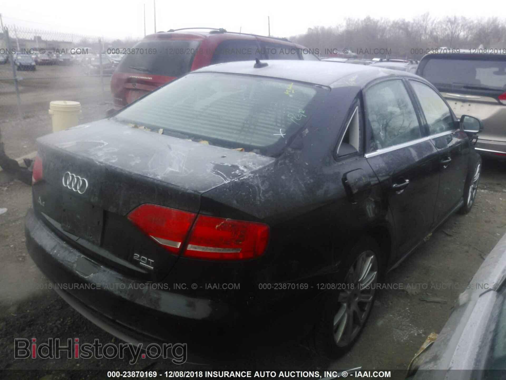 2012 AUDI A4 - VIN: WAUFFAFL6CN001030 - Photo 4