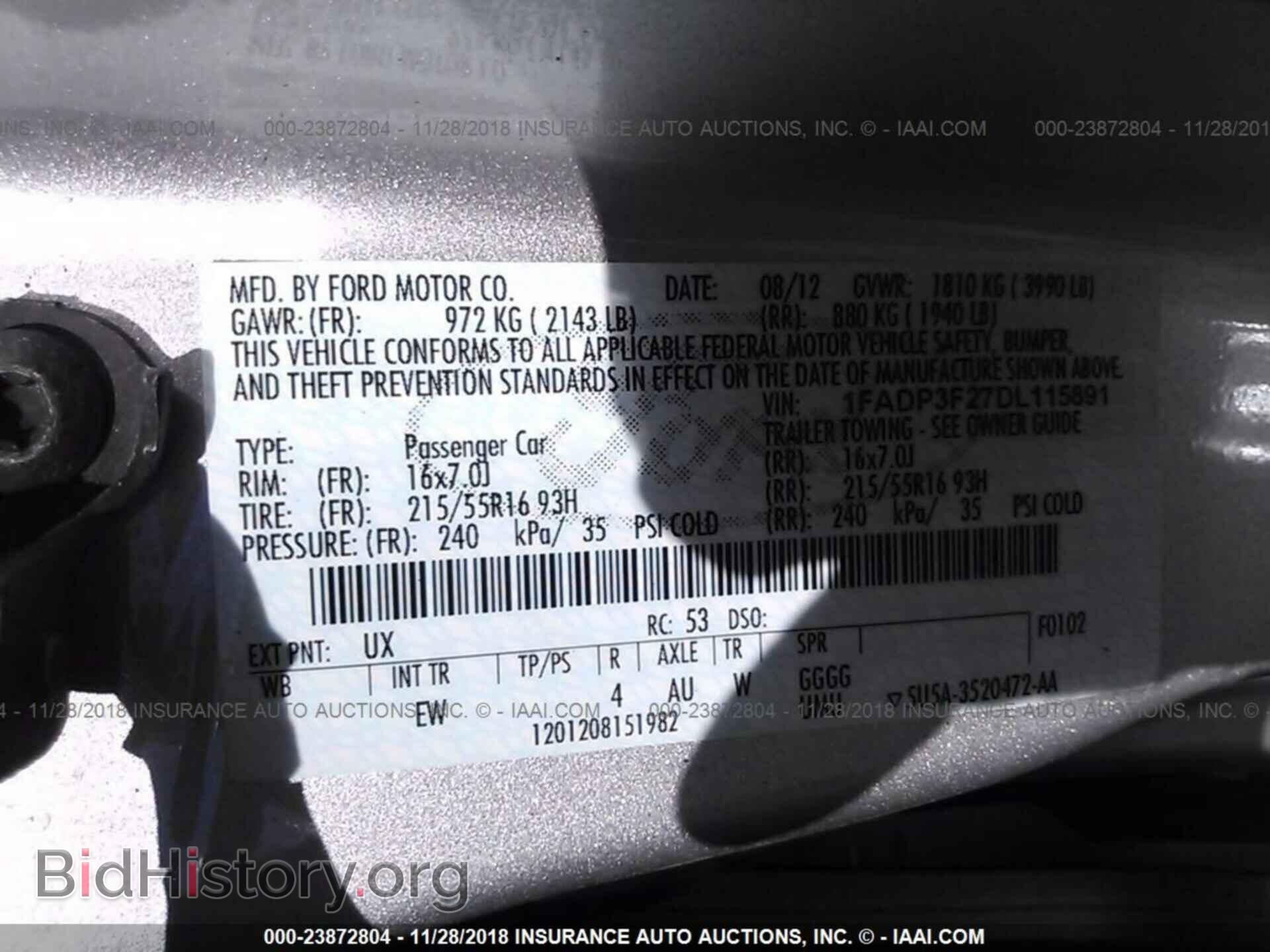 2013 Ford Focus - VIN: 1FADP3F27DL115891 - Photo 9