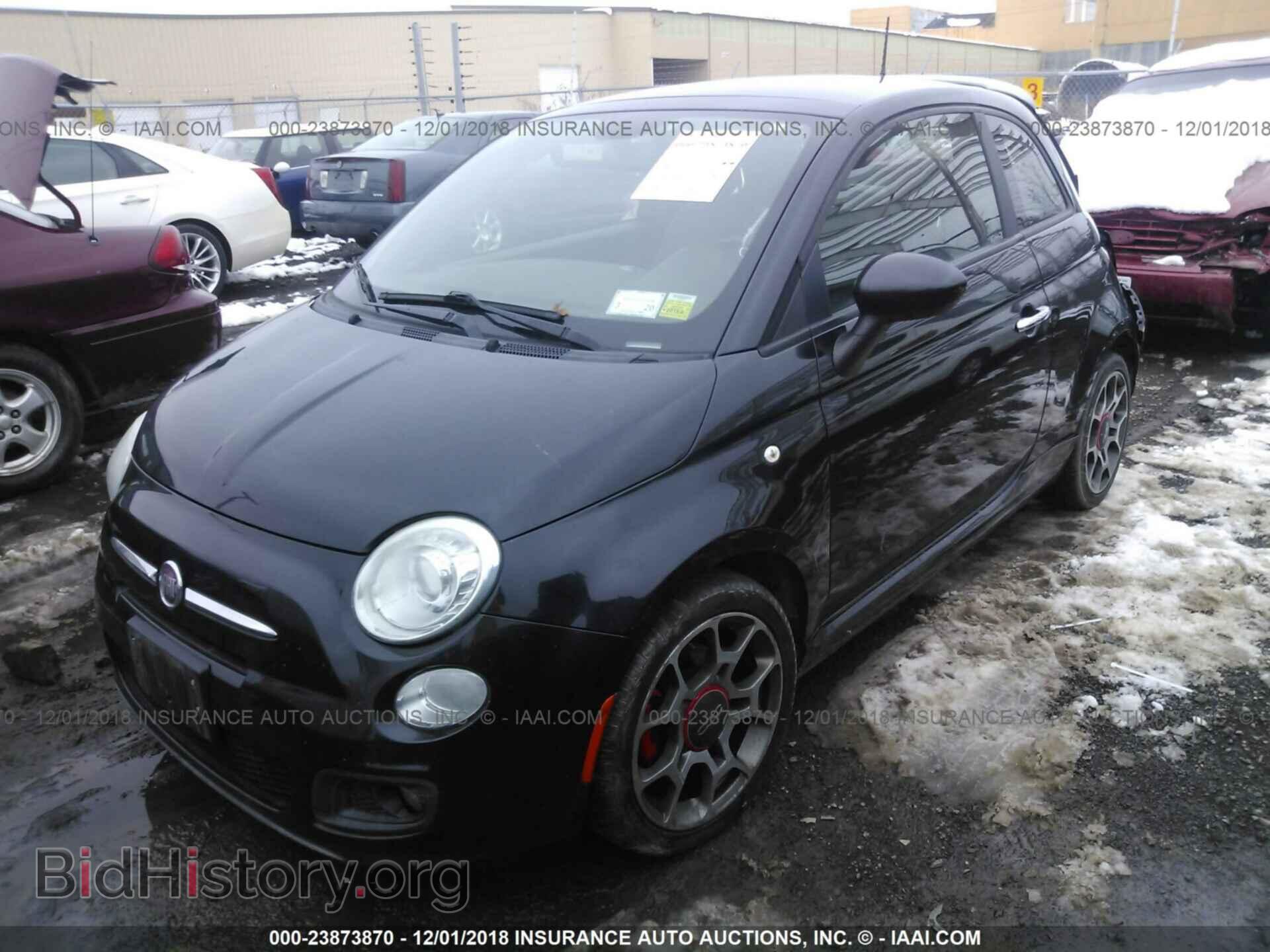 2012 FIAT 500 - VIN: 3C3CFFBR6CT115921 - Фото 2