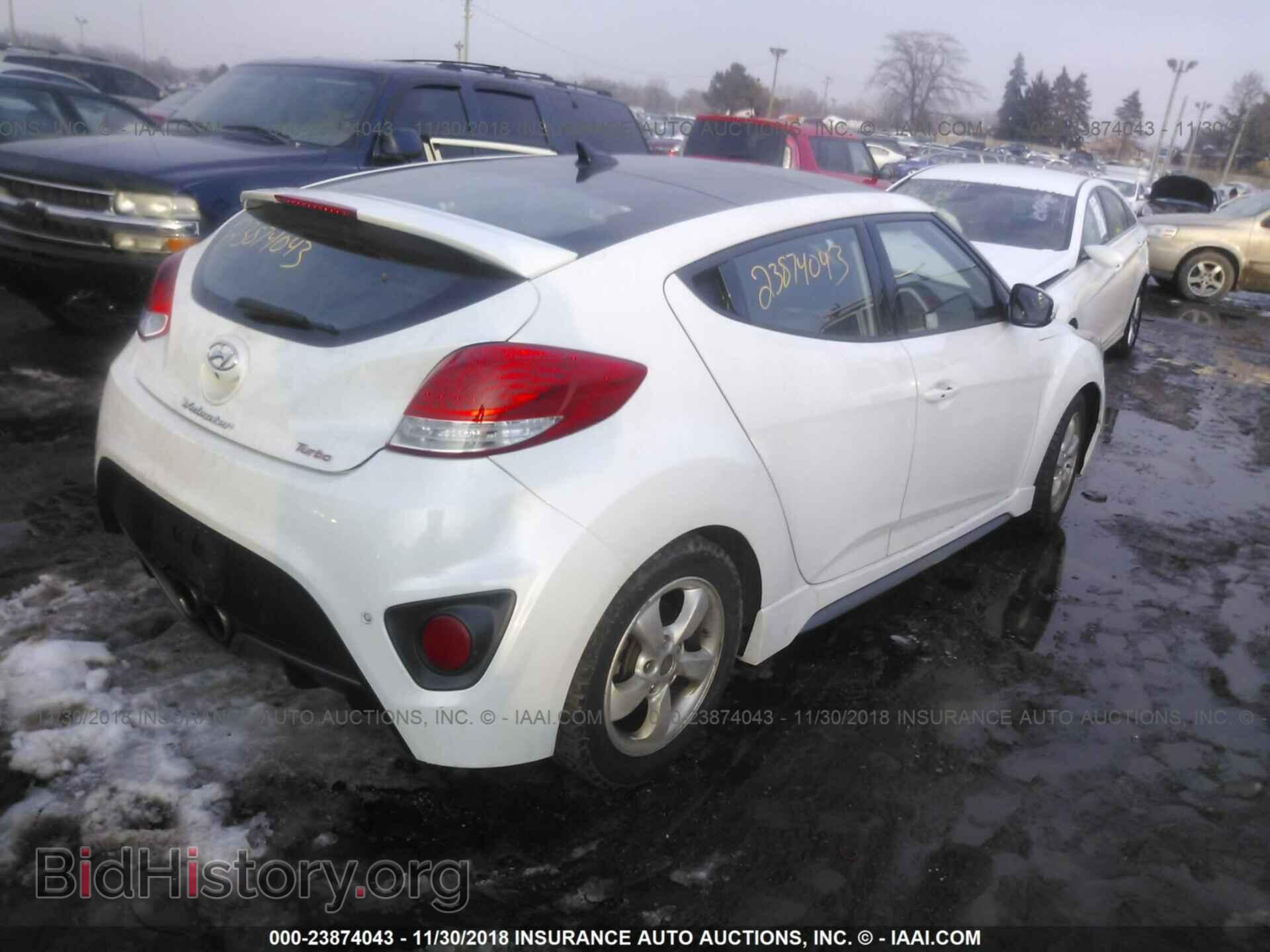 2013 HYUNDAI VELOSTER - VIN: KMHTC6AE7DU083227 - Фото 4