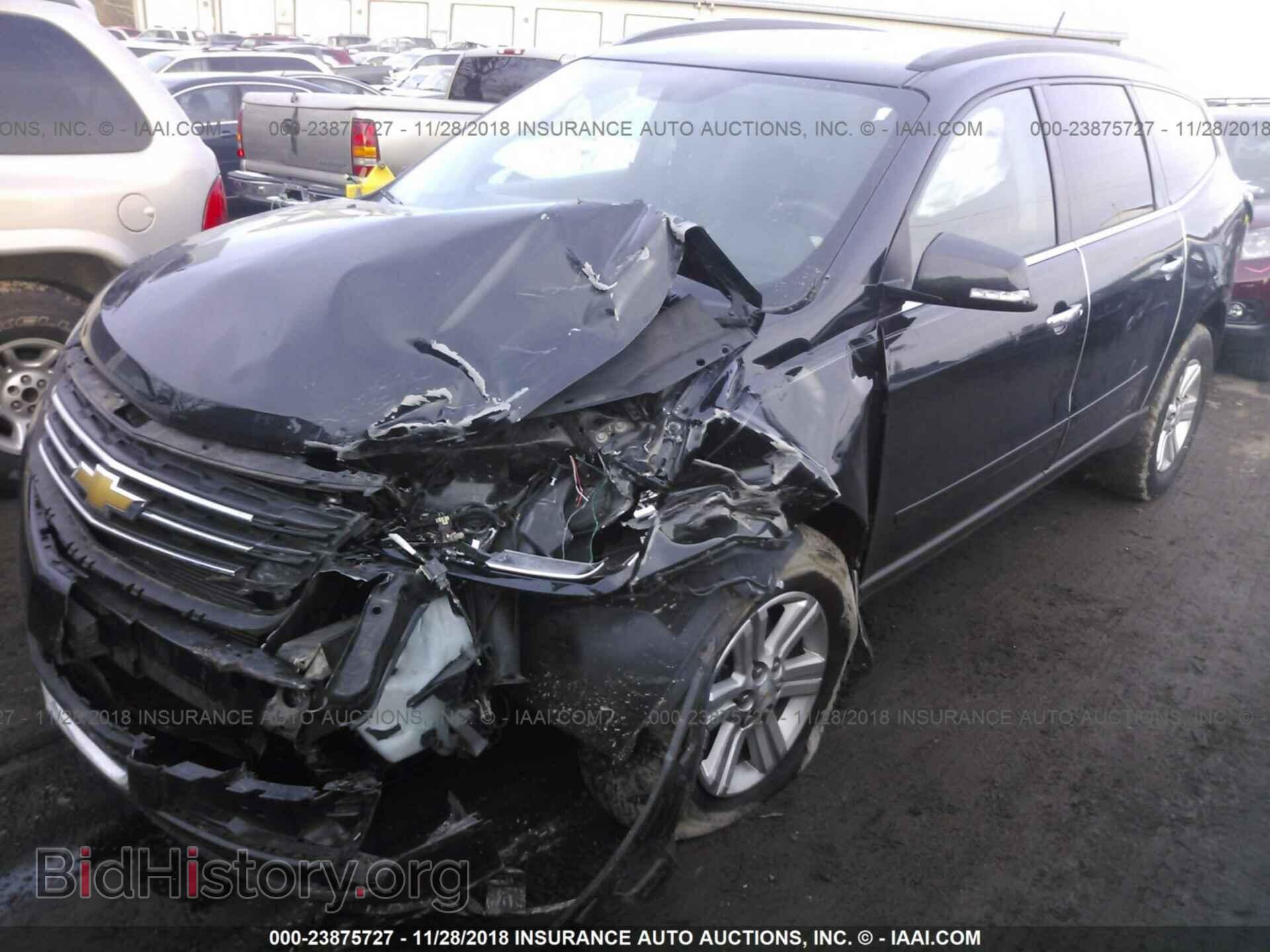 2014 CHEVROLET TRAVERSE - VIN: 1GNKRGKD3EJ361478 - Фото 2