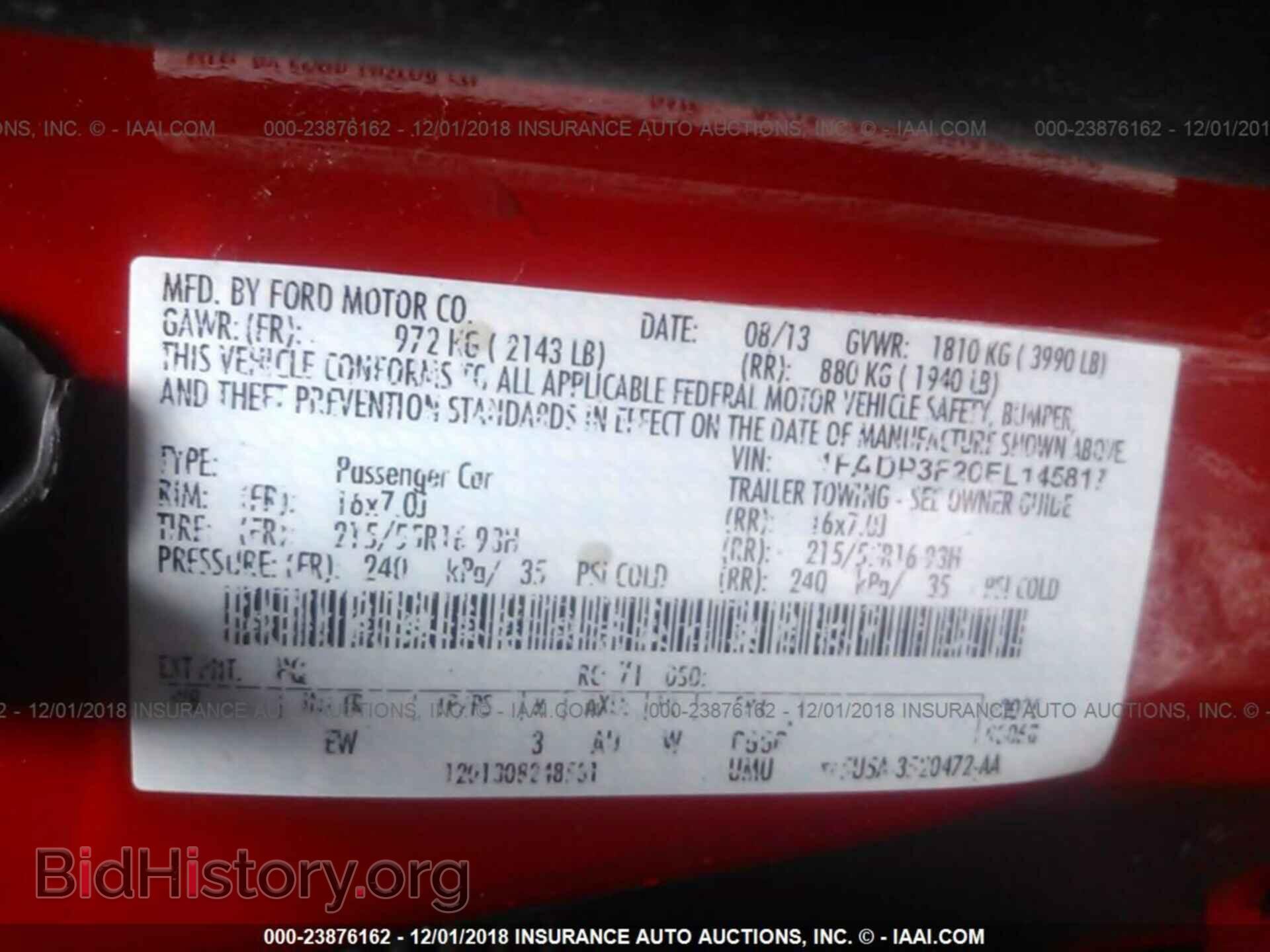 2014 FORD FOCUS - VIN: 1FADP3F20EL145817 - Photo 9