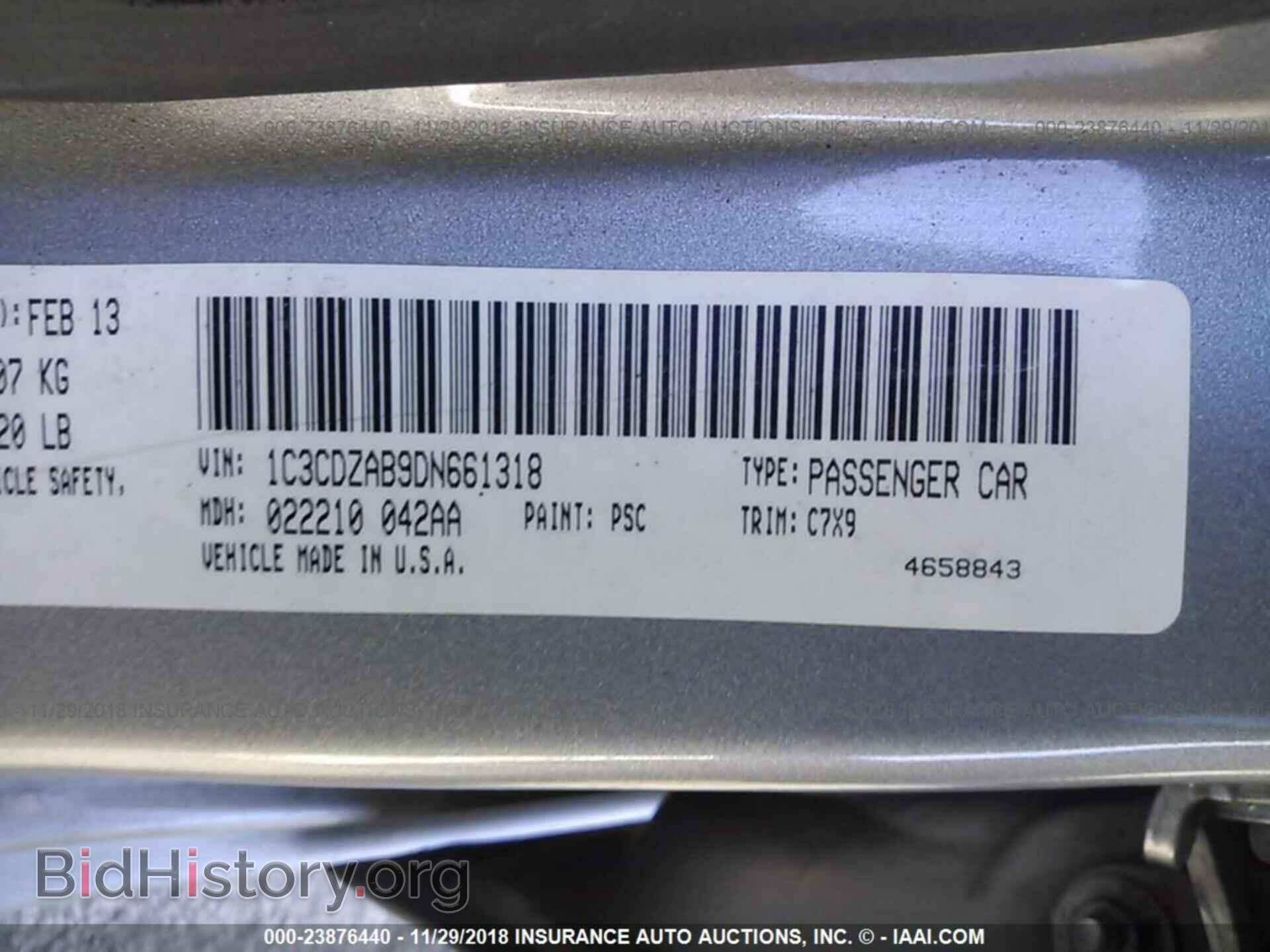 2013 Dodge Avenger - VIN: 1C3CDZAB9DN661318 - Photo 9