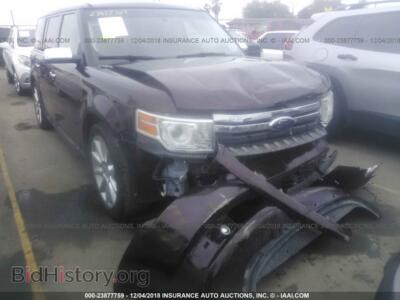 2011 Ford FLEX Limited, maroon — VIN 2FMGK5DC0BBA00314, IAAI