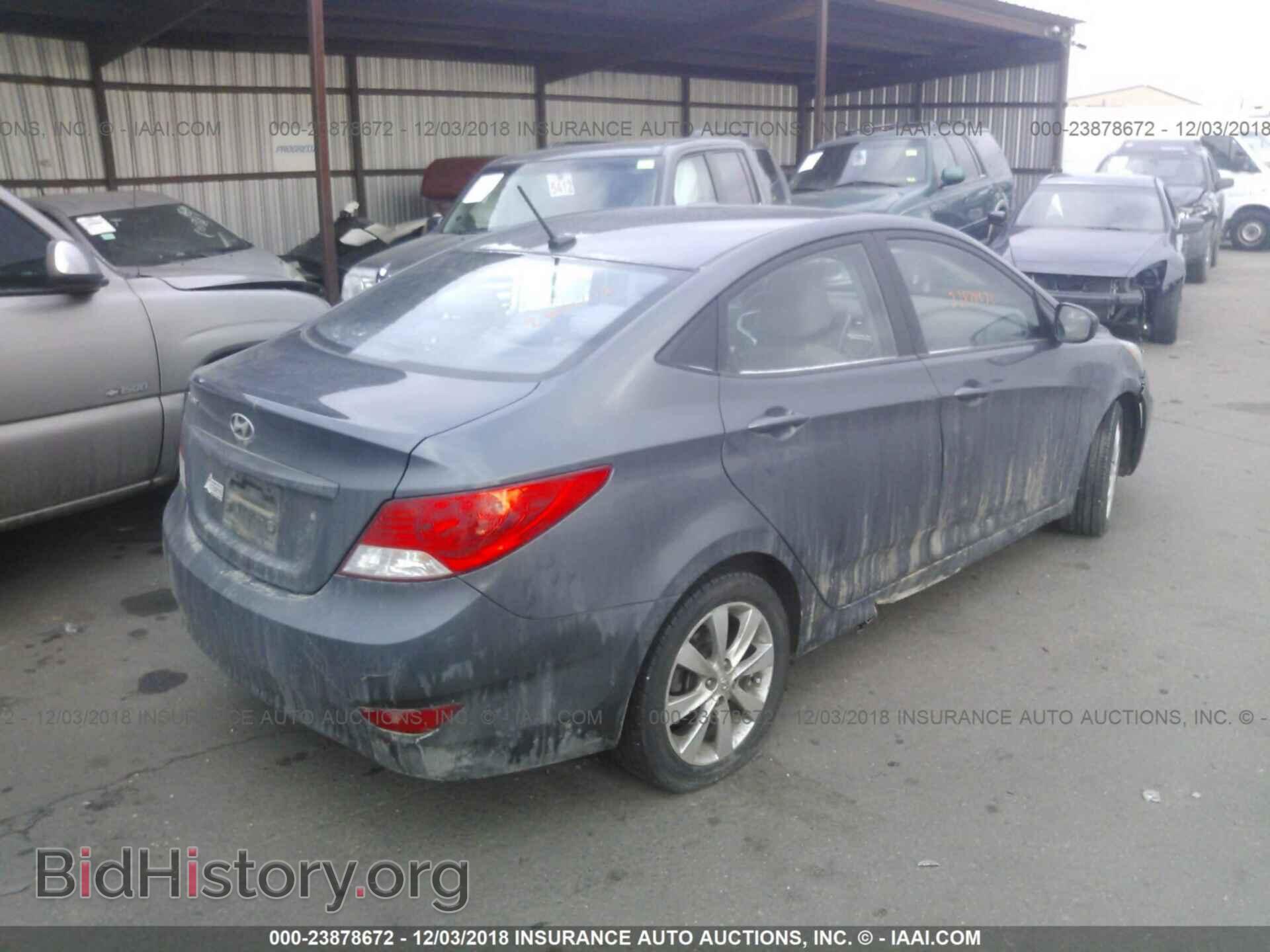 2012 HYUNDAI ACCENT - VIN: KMHCU4AE1CU270608 - Фото 4
