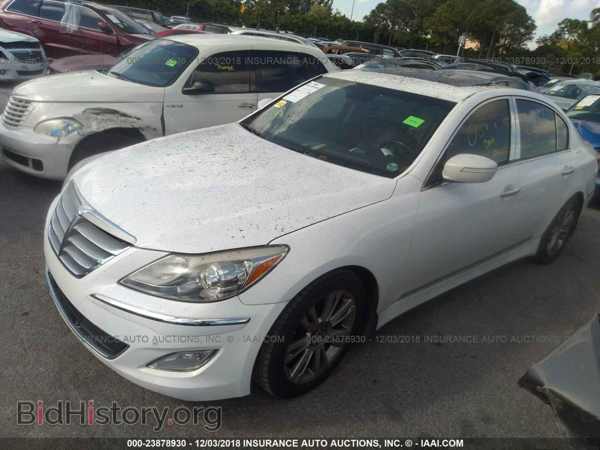 2012 HYUNDAI GENESIS - VIN: KMHGC4DH5CU200877 - Фото 2