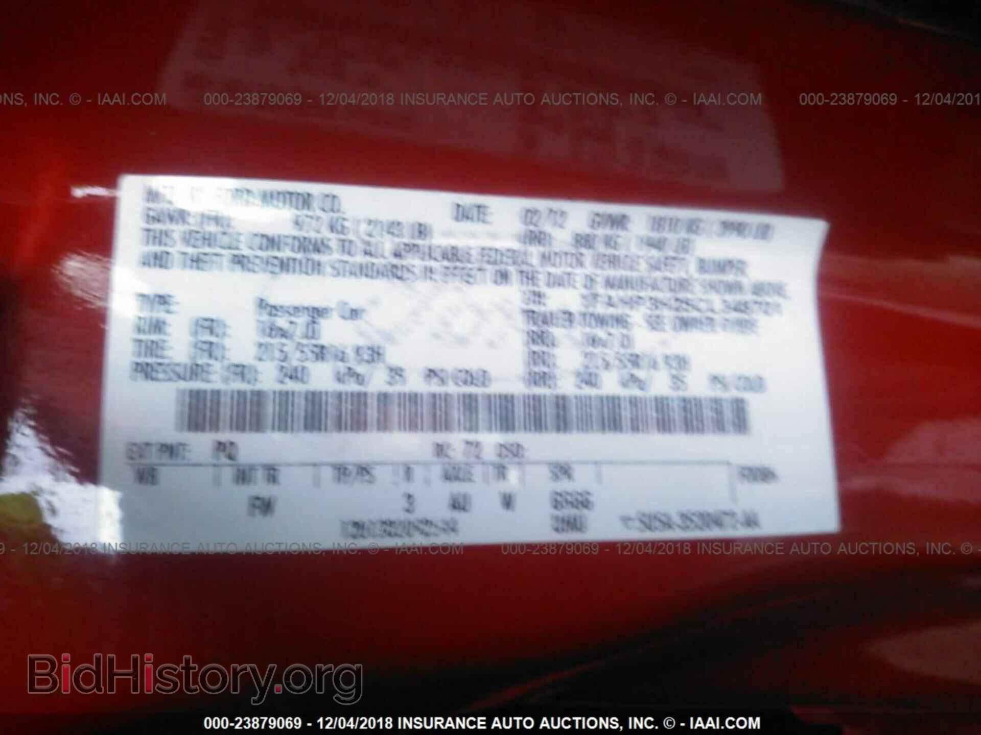 2012 FORD FOCUS - VIN: 1FAHP3H25CL348701 - Photo 9