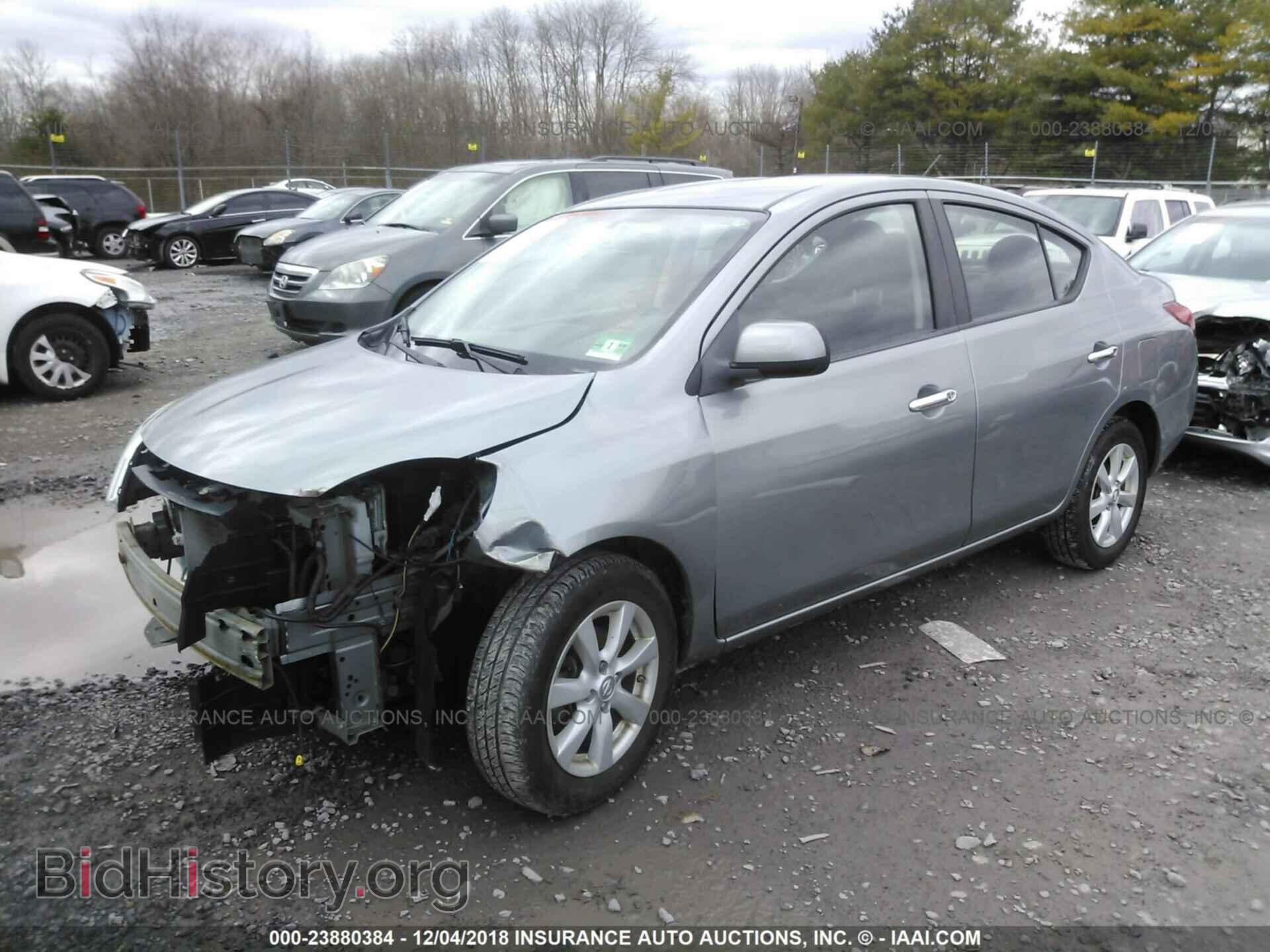 2012 Nissan Versa - VIN: 3N1CN7AP1CL840544 - Фото 2