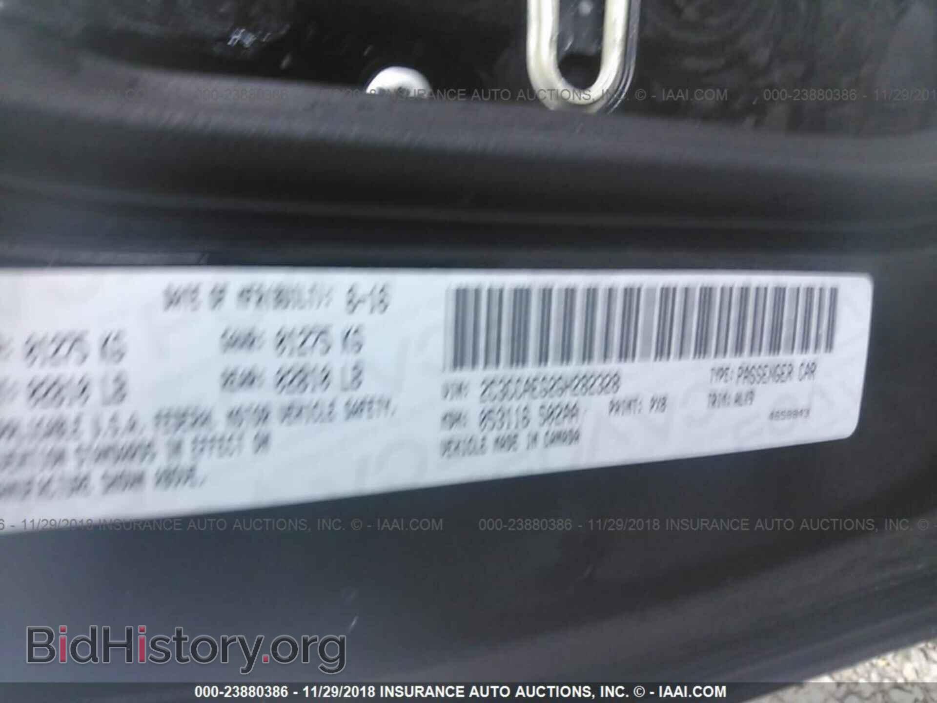 2016 CHRYSLER 300C - VIN: 2C3CCAEG2GH282328 - Фото 9