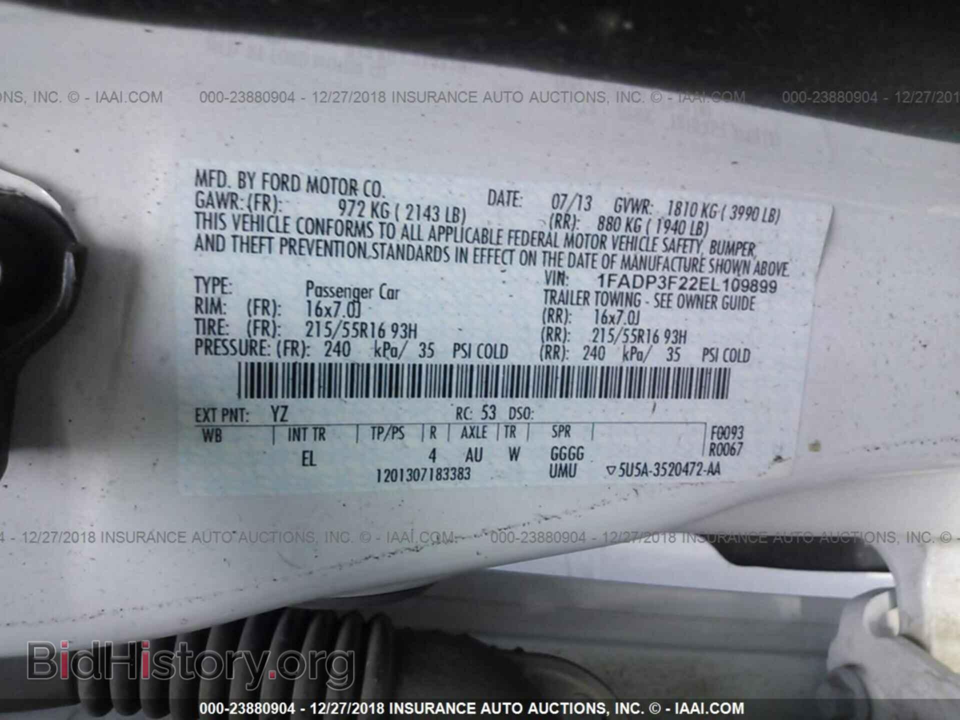 2014 Ford Focus - VIN: 1FADP3F22EL109899 - Photo 9
