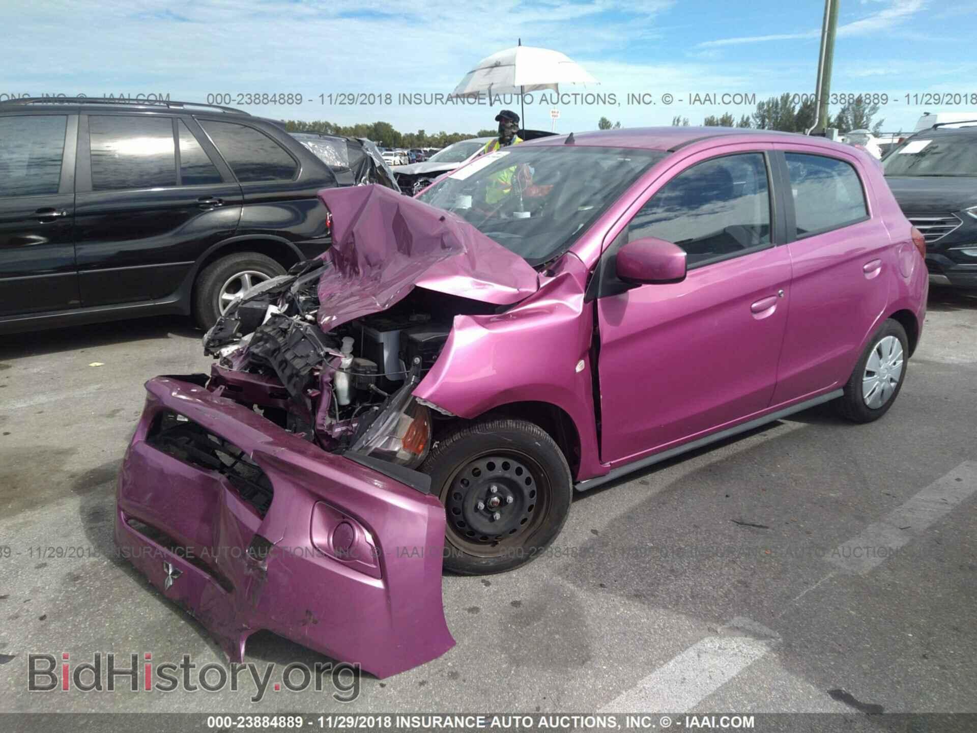 2014 MITSUBISHI MIRAGE - VIN: ML32A3HJ5EH023385 - Фото 2