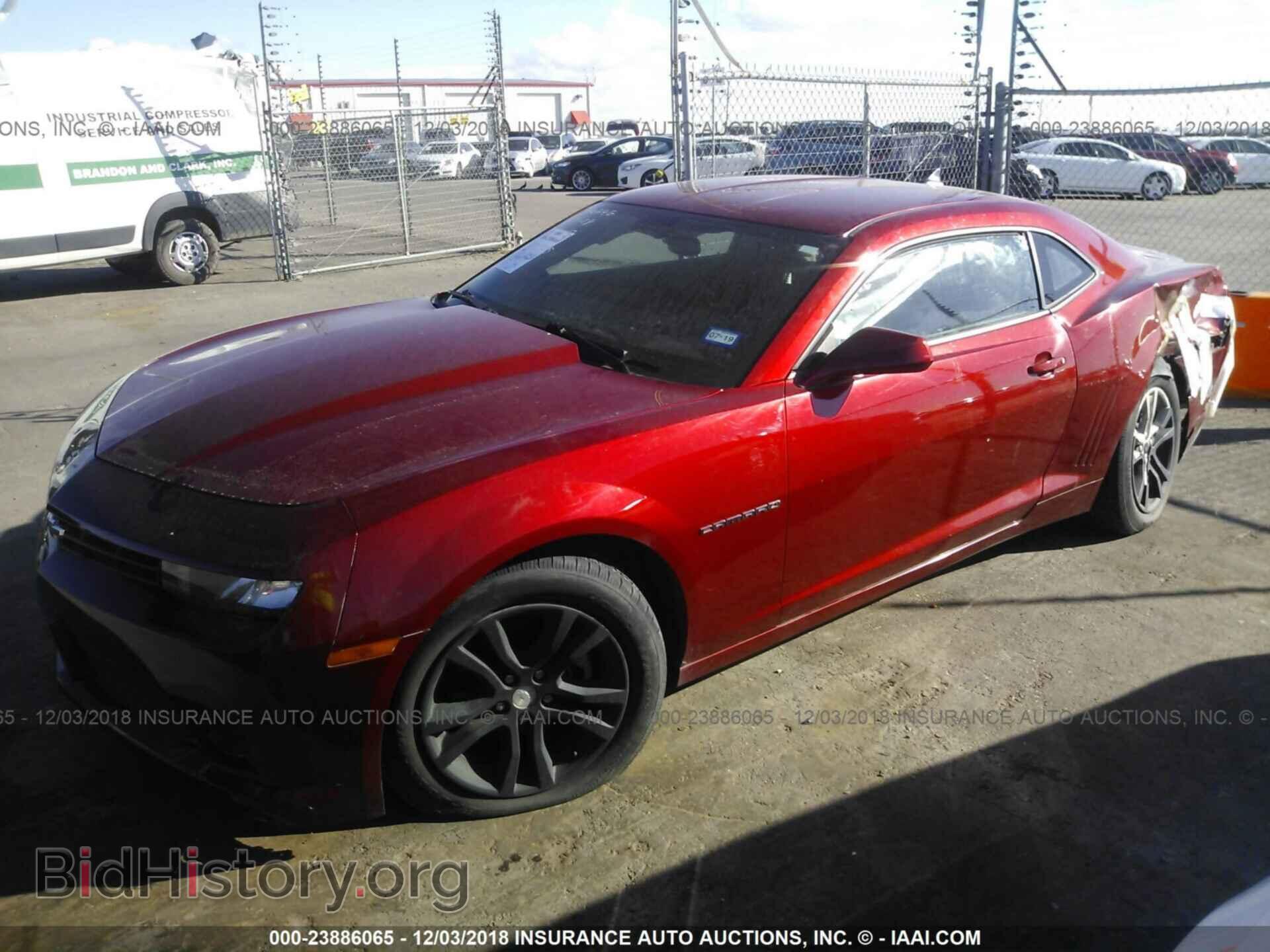 2014 CHEVROLET CAMARO - VIN: 2G1FE1E37E9236364 - Фото 2