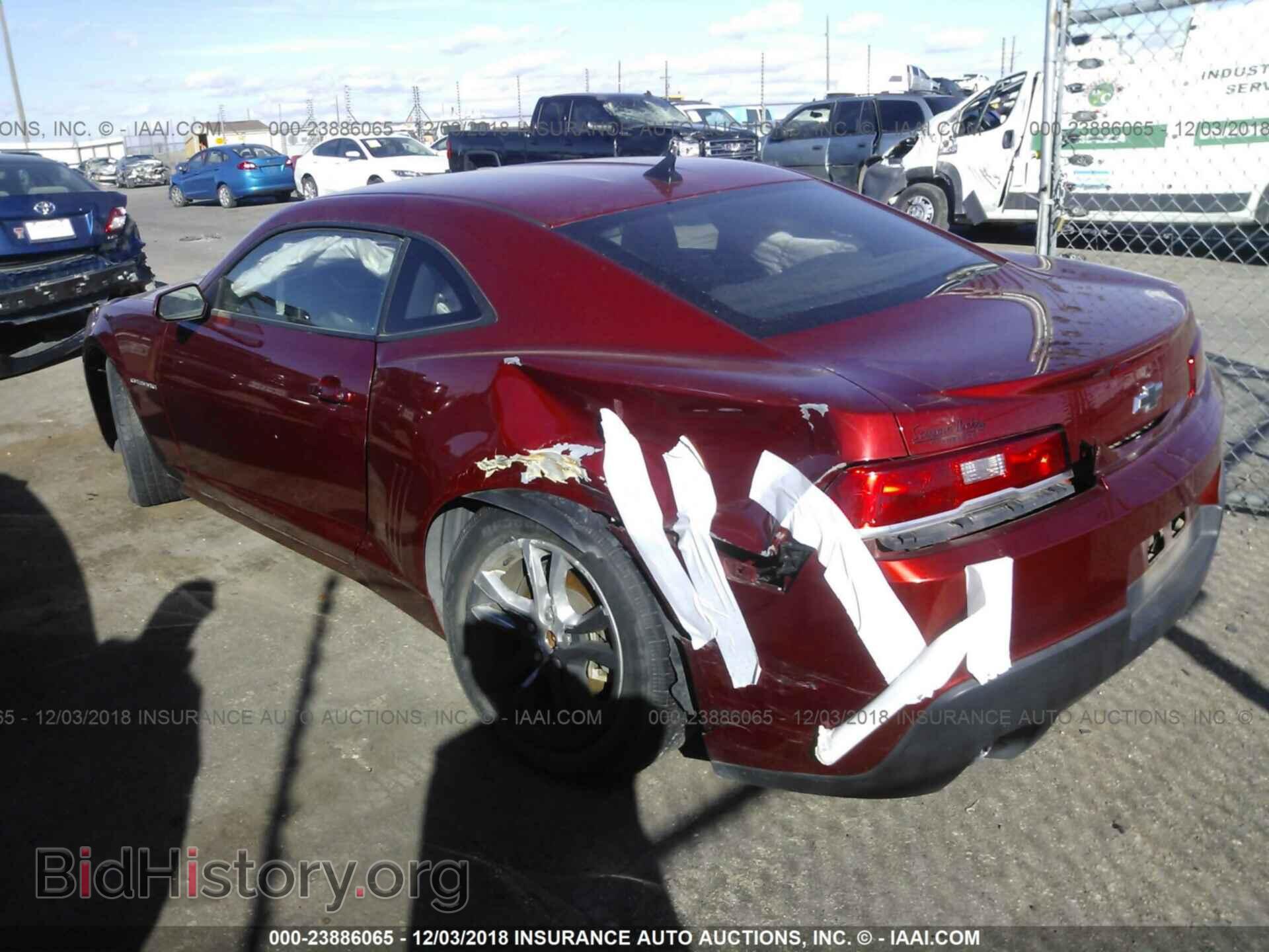 2014 CHEVROLET CAMARO - VIN: 2G1FE1E37E9236364 - Фото 3