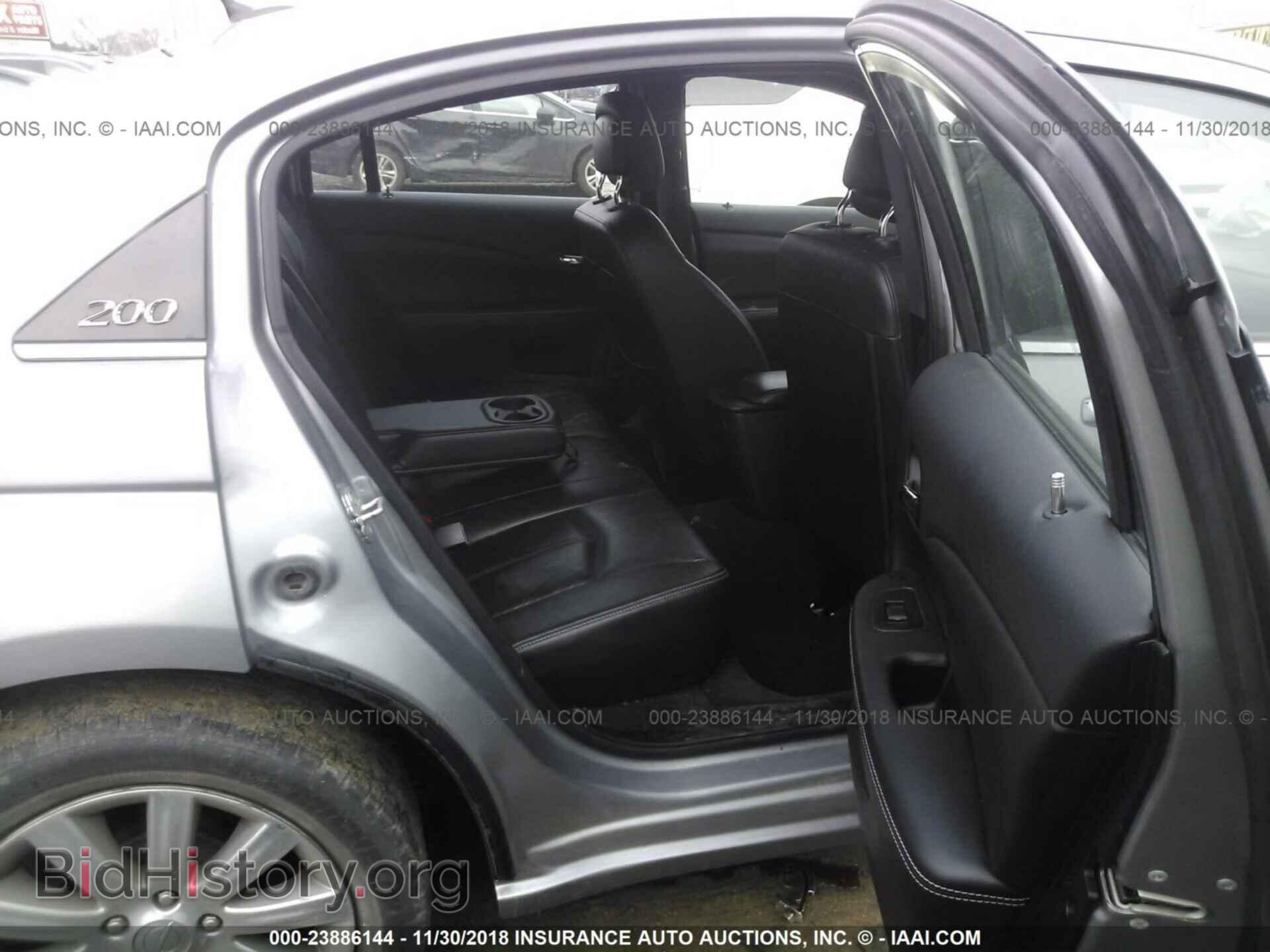 2013 CHRYSLER 200 - VIN: 1C3CCBCGXDN724168 - Фото 8