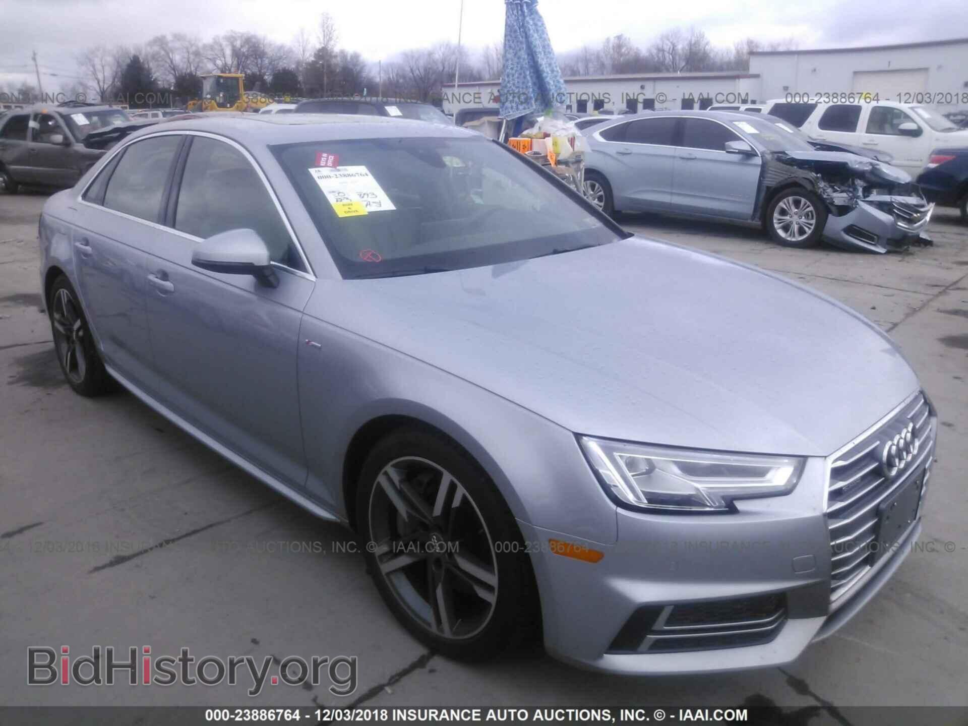 Фотография WAUPNAF42JA036345 - AUDI A4 2018