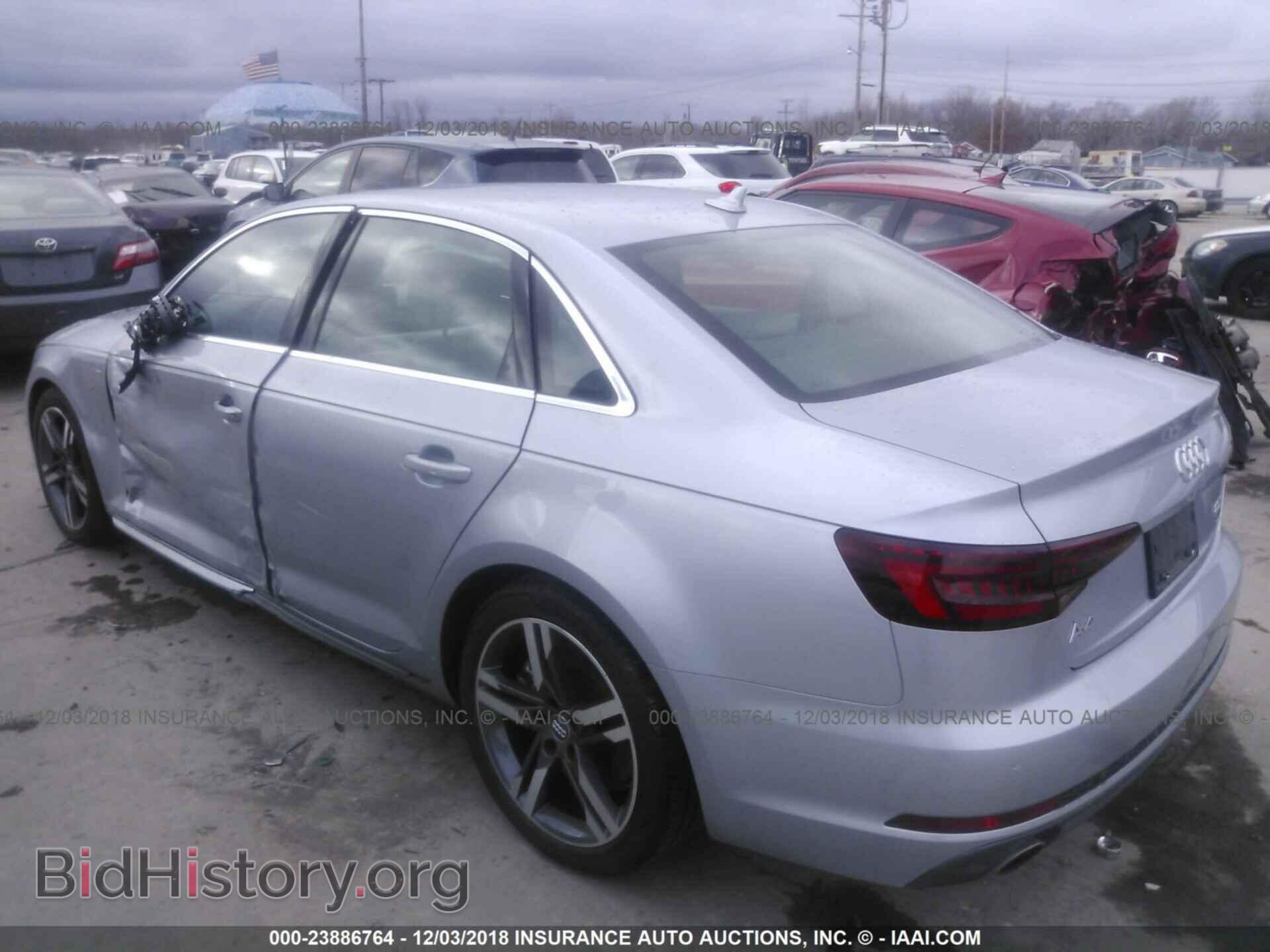 2018 AUDI A4 - VIN: WAUPNAF42JA036345 - Фото 3