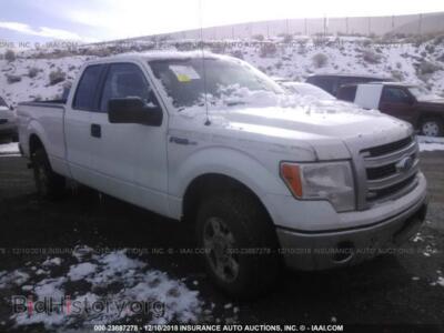 2013 Ford F150, белый — VIN 1FTFX1EF6DKF04703, IAAI
