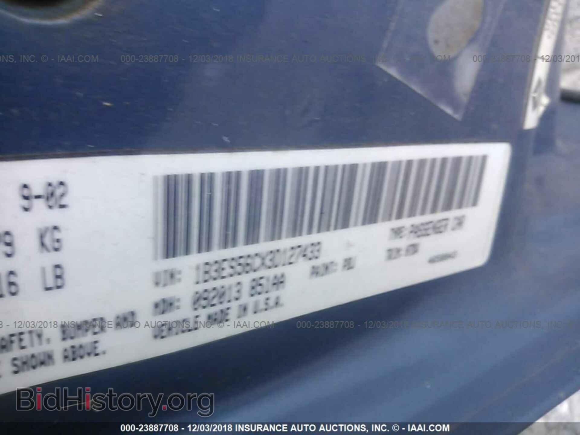 2003 DODGE NEON - VIN: 1B3ES56CX3D127433 - Фото 9