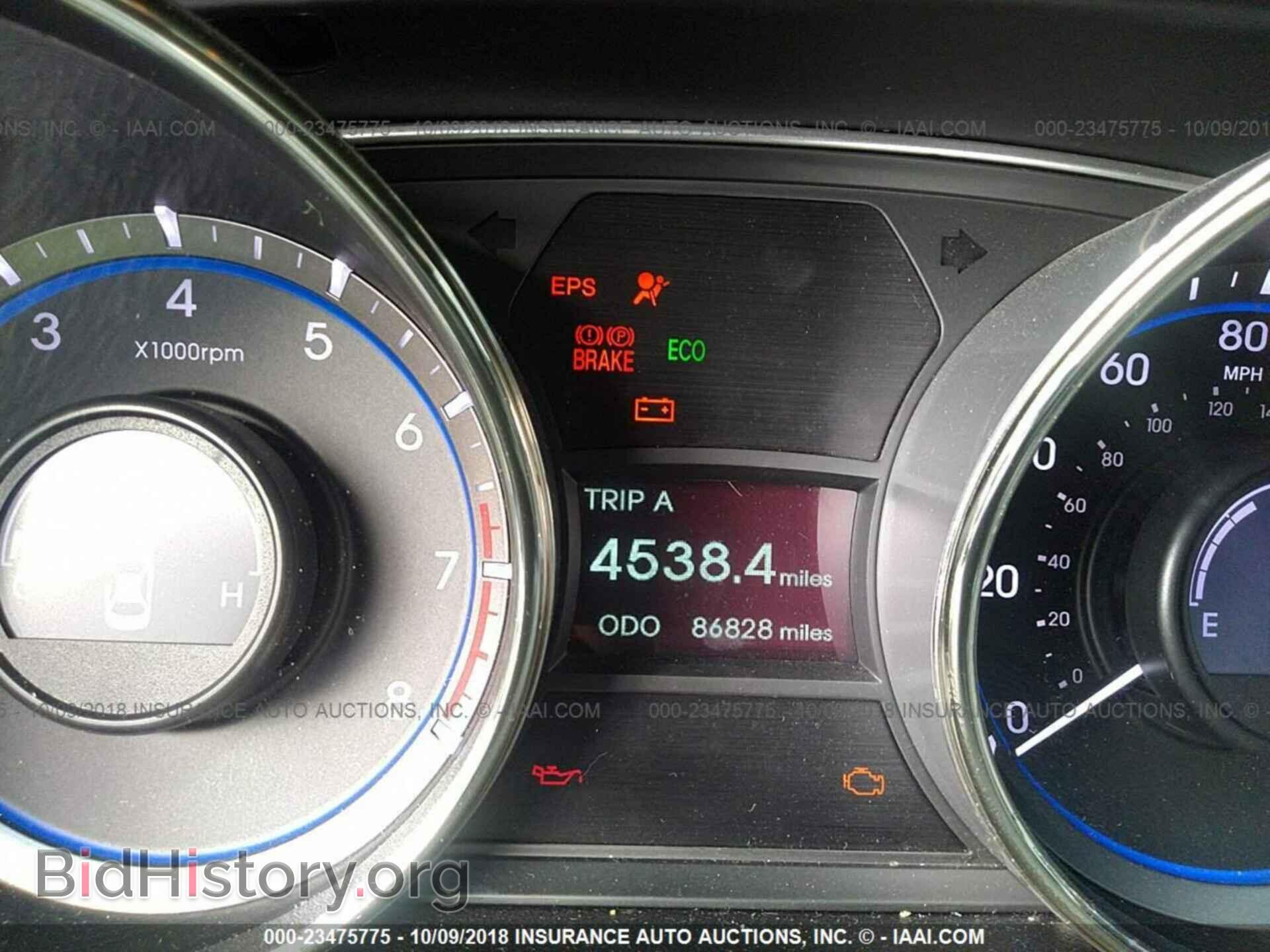 2012 HYUNDAI SONATA - VIN: 5NPEB4AC3CH503187 - Фото 7