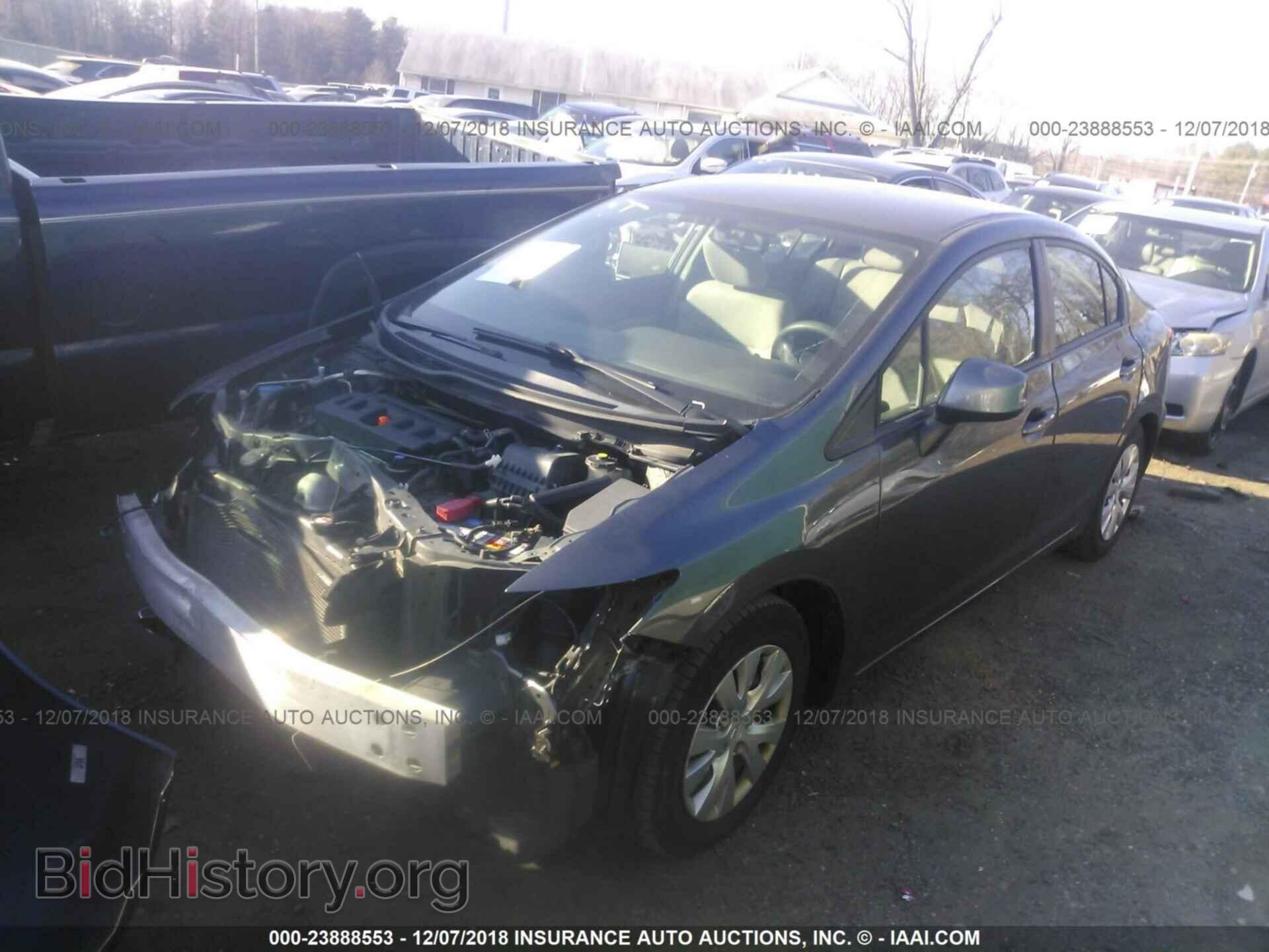 2012 Honda Civic - VIN: 2HGFB2F52CH312115 - Фото 2
