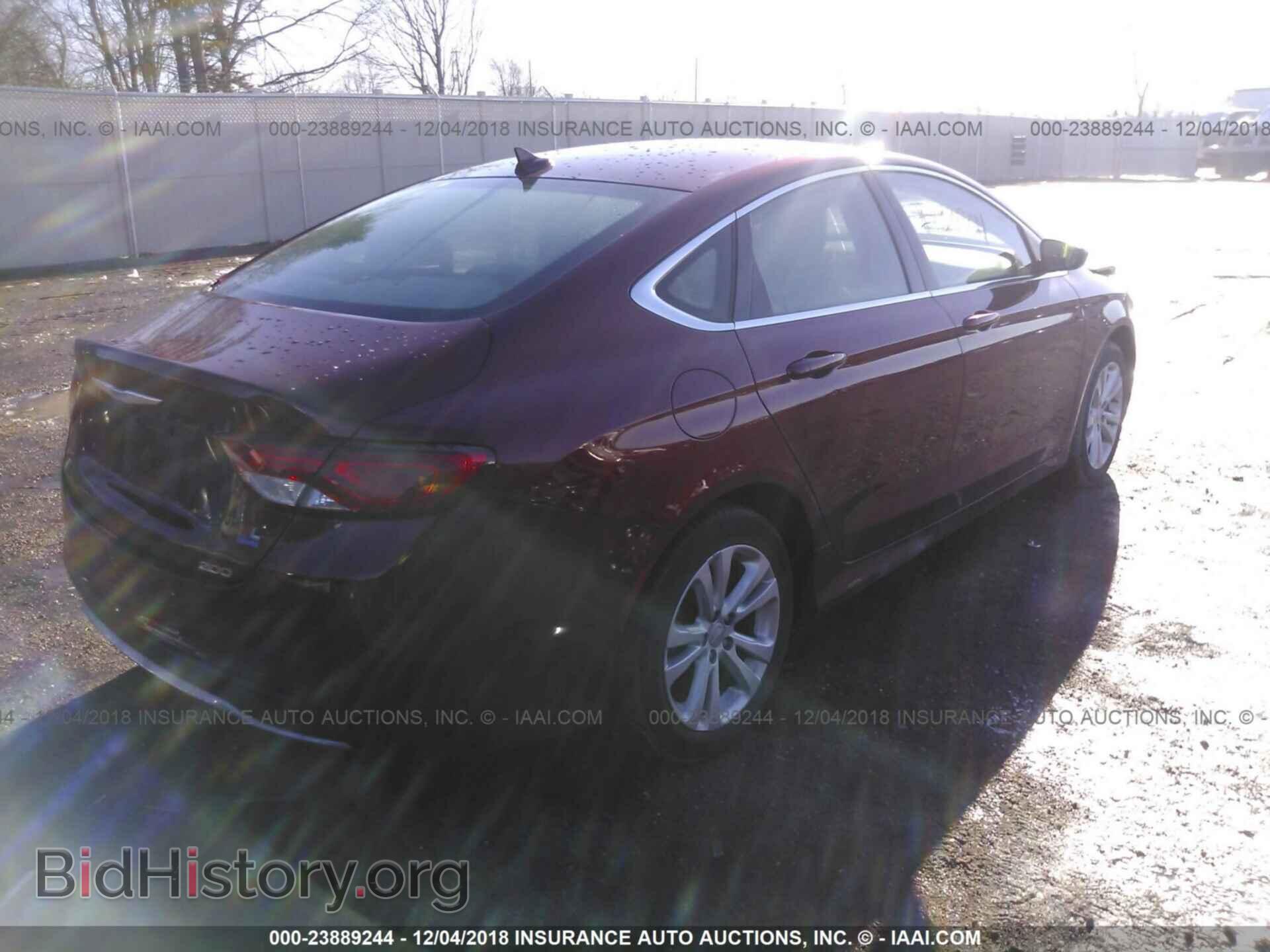2015 CHRYSLER 200 - VIN: 1C3CCCAB5FN646639 - Photo 4