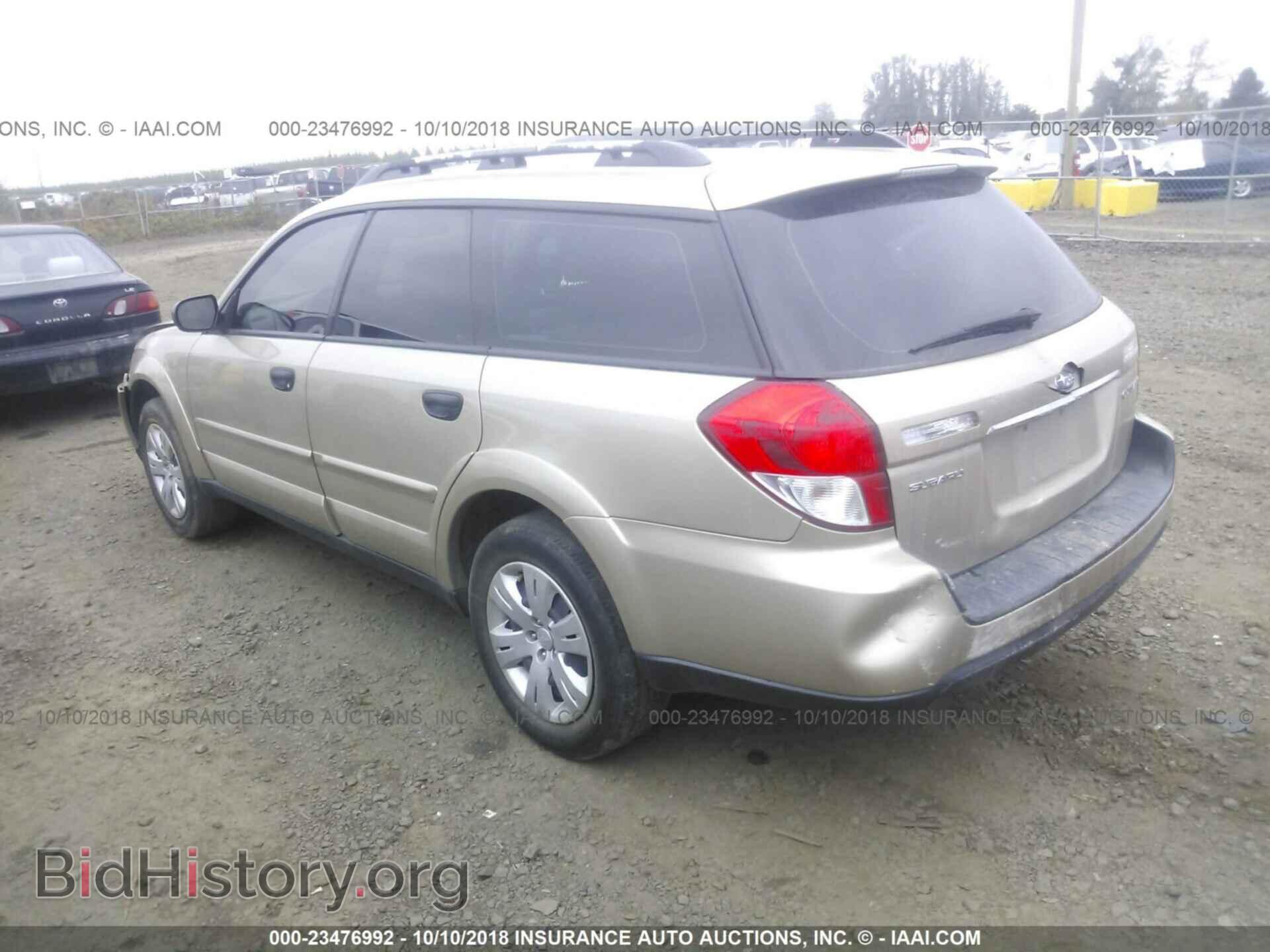 2008 SUBARU OUTBACK - VIN: 4S4BP60C687360048 - Фото 3