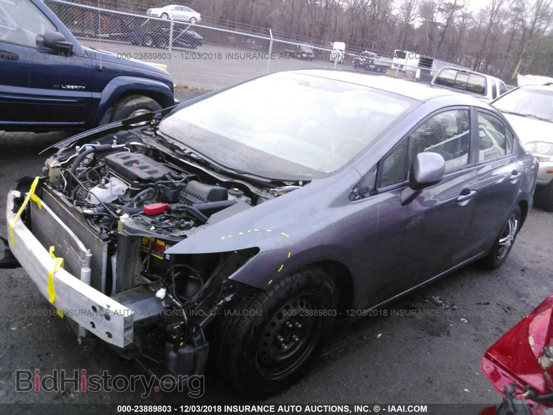 2012 HONDA CIVIC - VIN: 2HGFB2F5XCH557373 - Фото 2