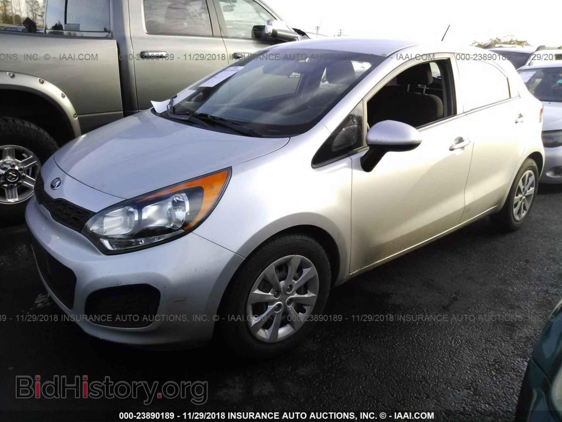 2013 KIA RIO - VIN: KNADM5A39D6223424 - Фото 2