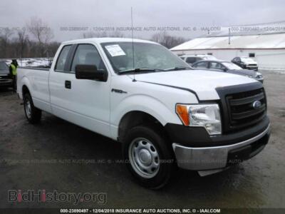 2014 Ford F150, white — VIN 1FTFX1CF4EKE02045, IAAI