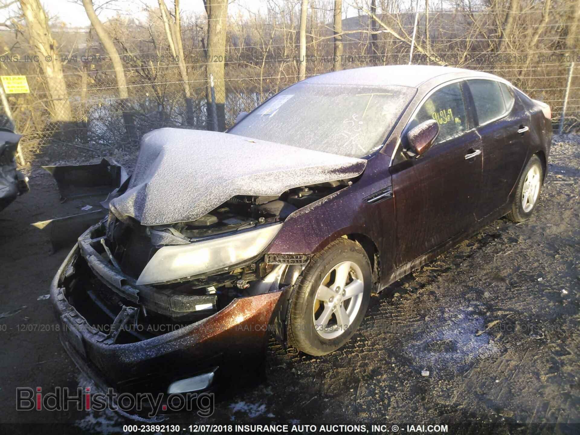 2014 KIA OPTIMA - VIN: 5XXGM4A78EG281184 - Фото 2