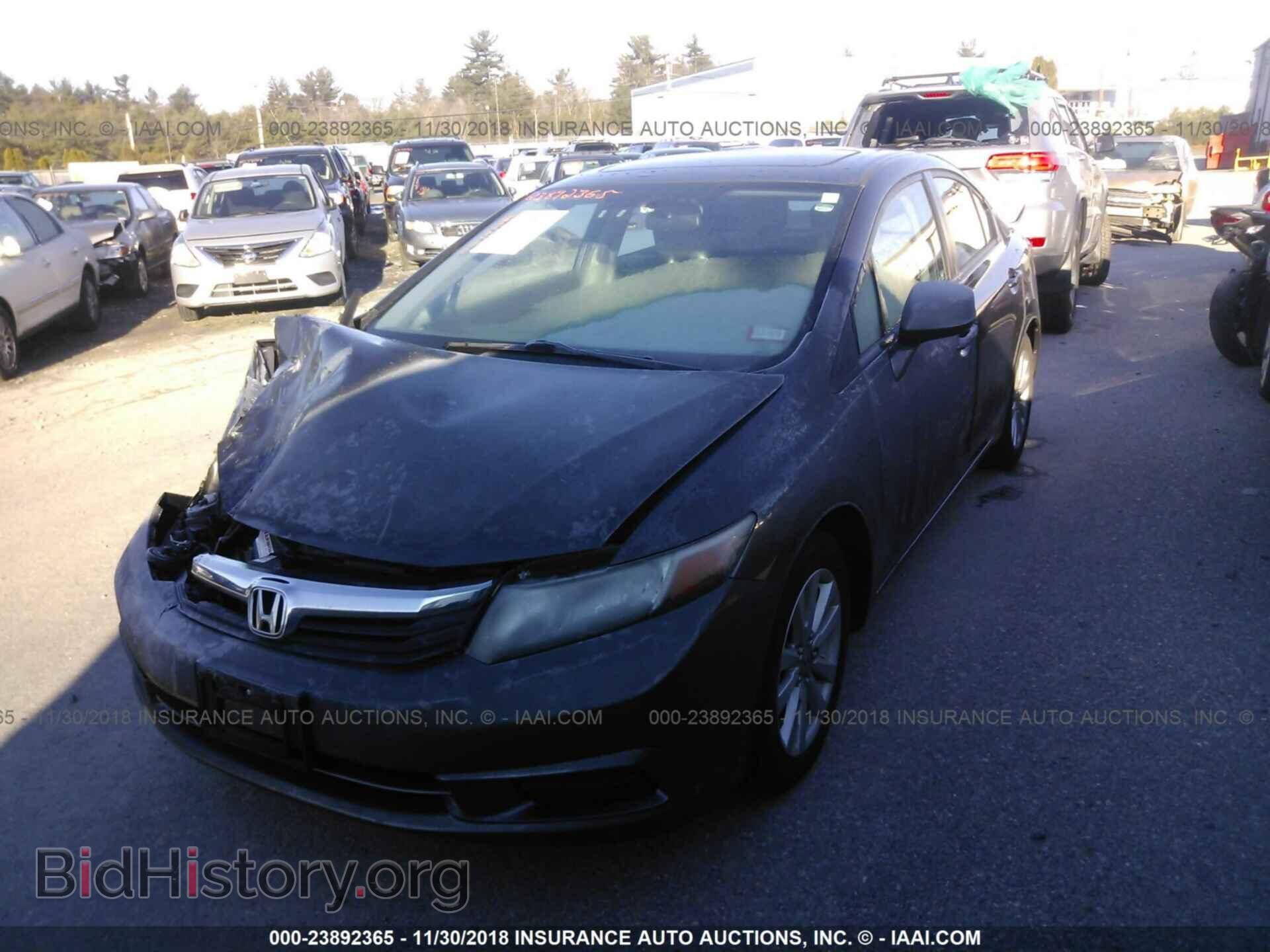 2012 Honda Civic - VIN: 2HGFB2F82CH547320 - Photo 2