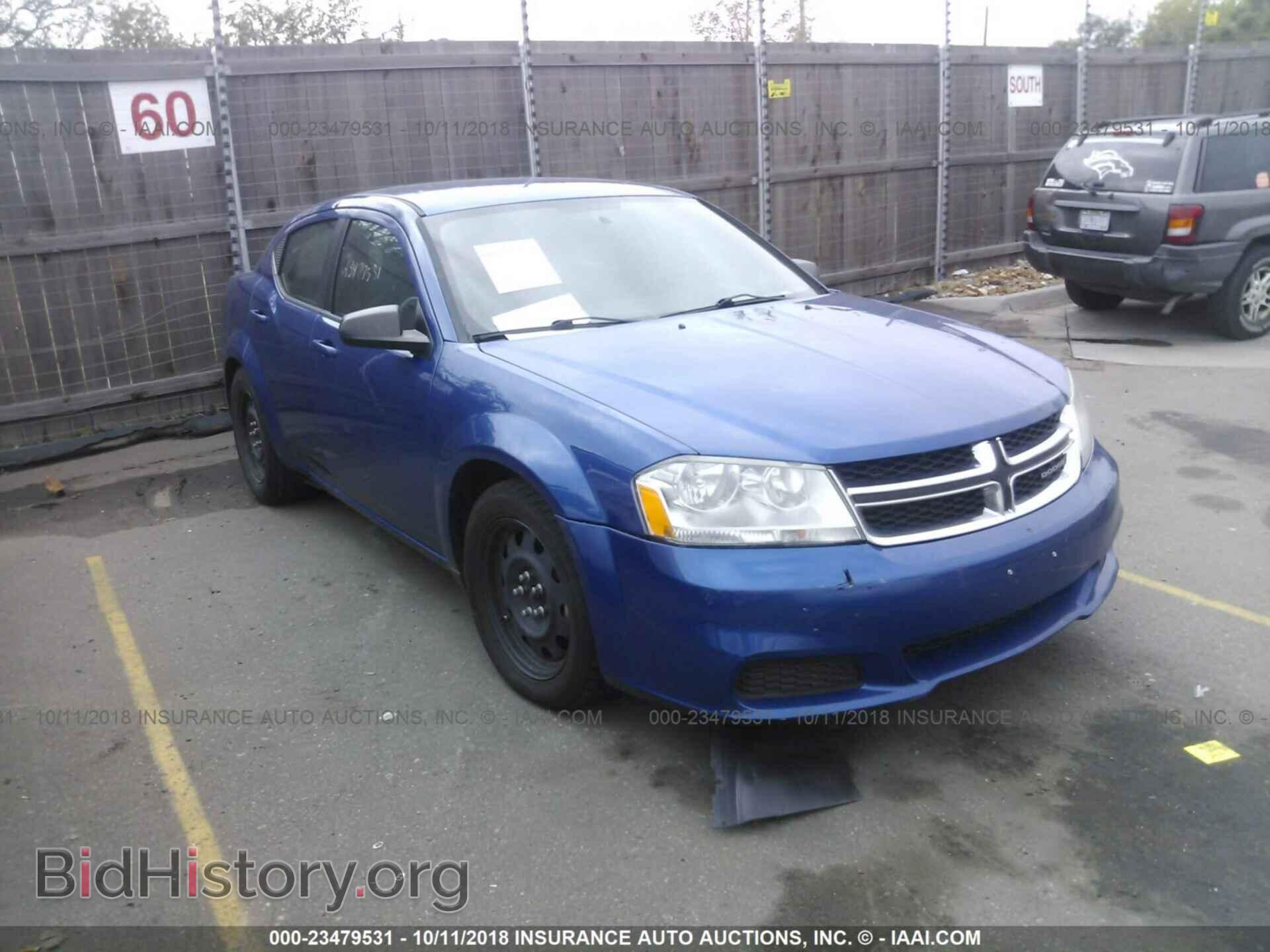 Фотография 1C3CDZAG0DN766681 - DODGE AVENGER 2013