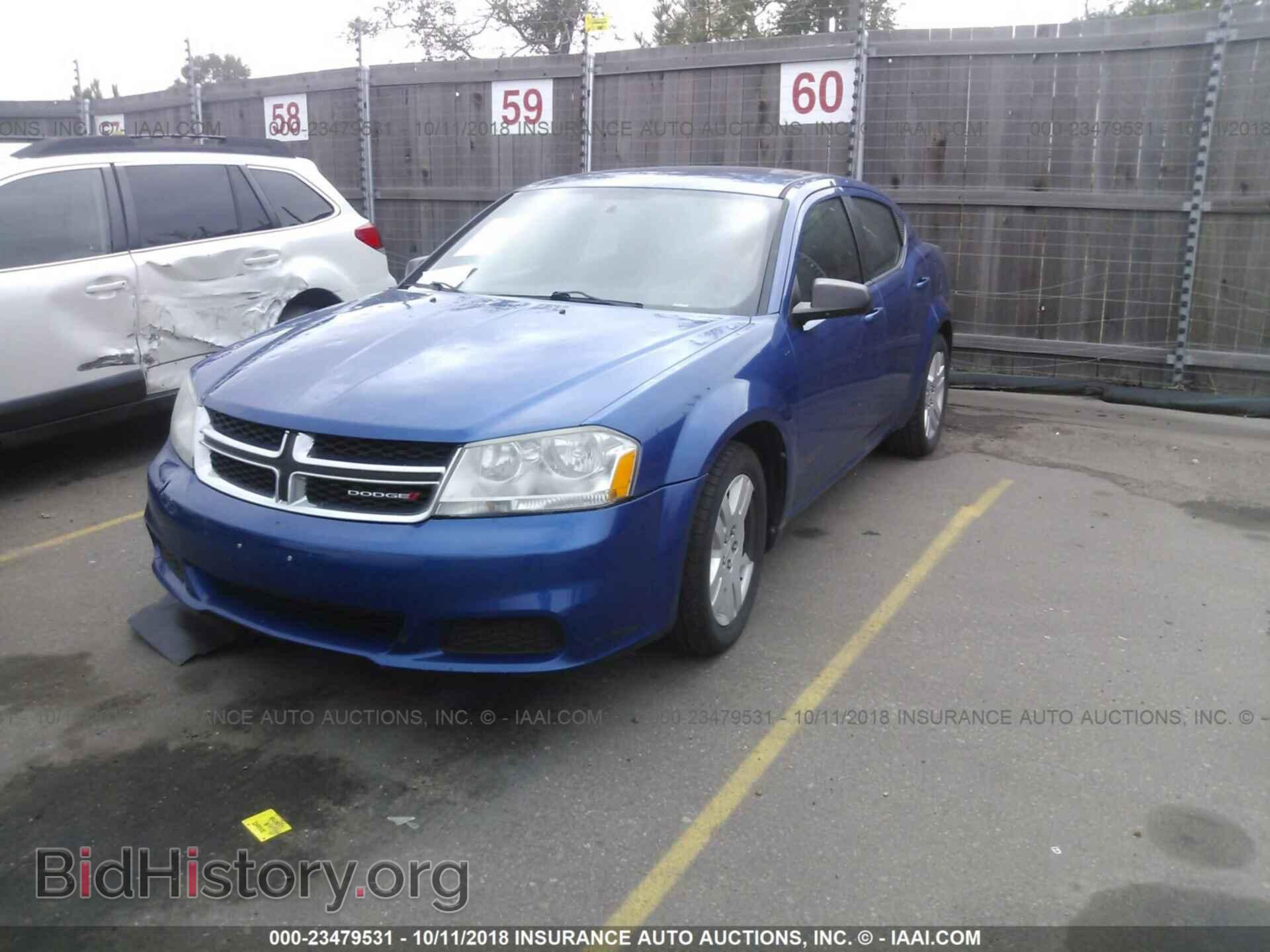 2013 DODGE AVENGER - VIN: 1C3CDZAG0DN766681 - Фото 2