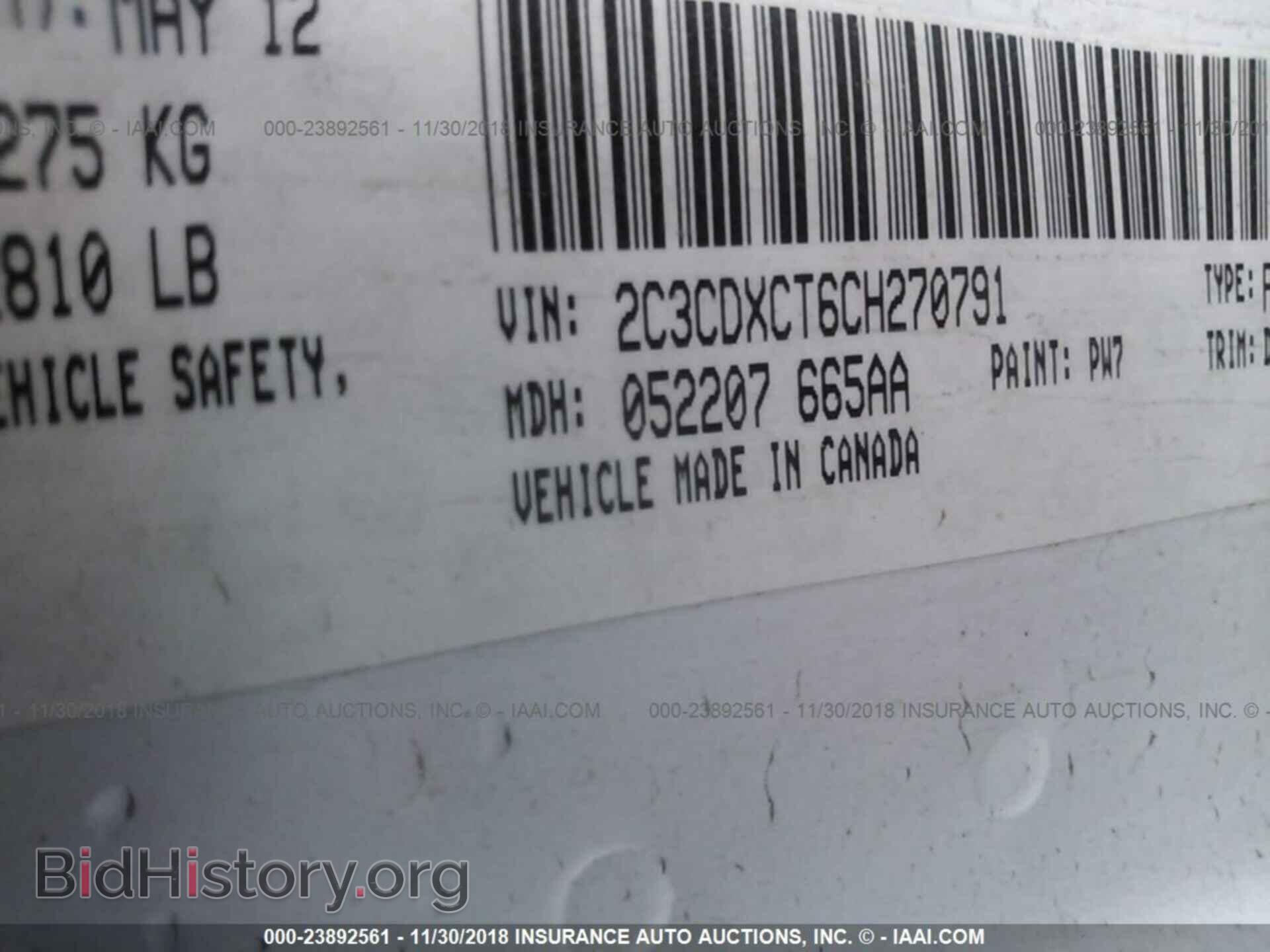 2012 DODGE CHARGER - VIN: 2C3CDXCT6CH270791 - Фото 9