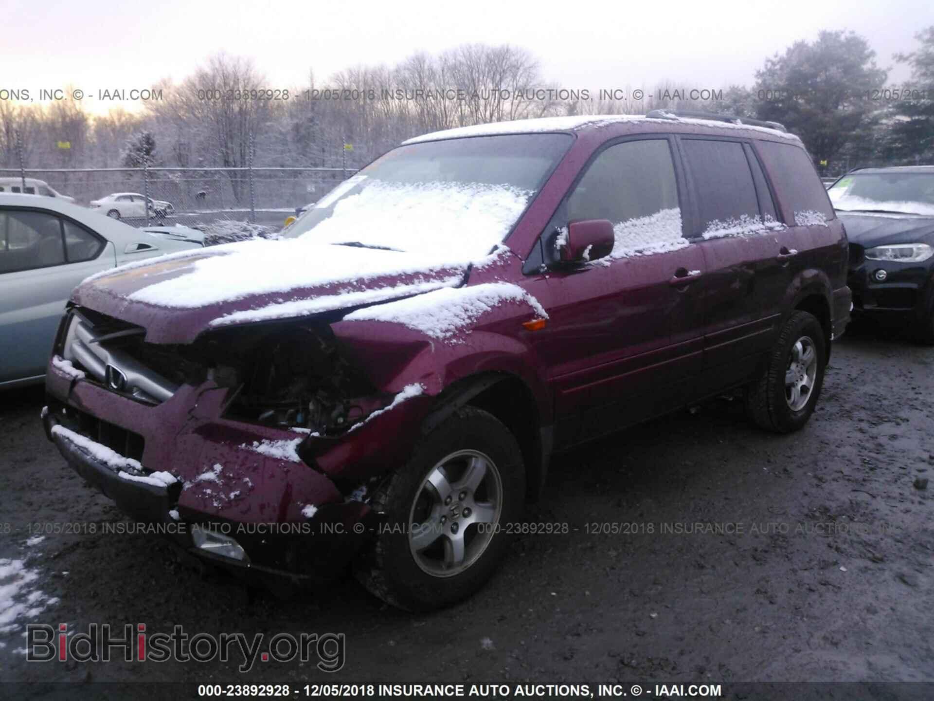 2006 HONDA PILOT - VIN: 5FNYF18486B009232 - Фото 2