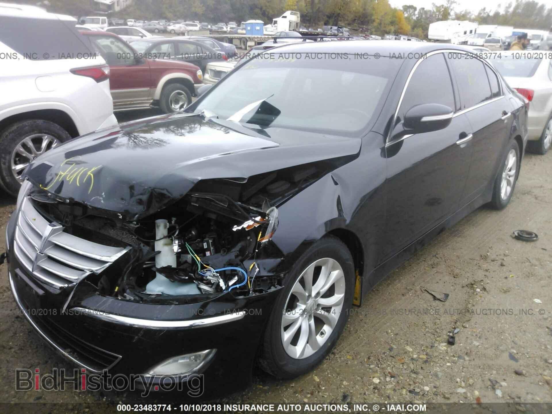 2012 HYUNDAI GENESIS - VIN: KMHGC4DD4CU203430 - Фото 2